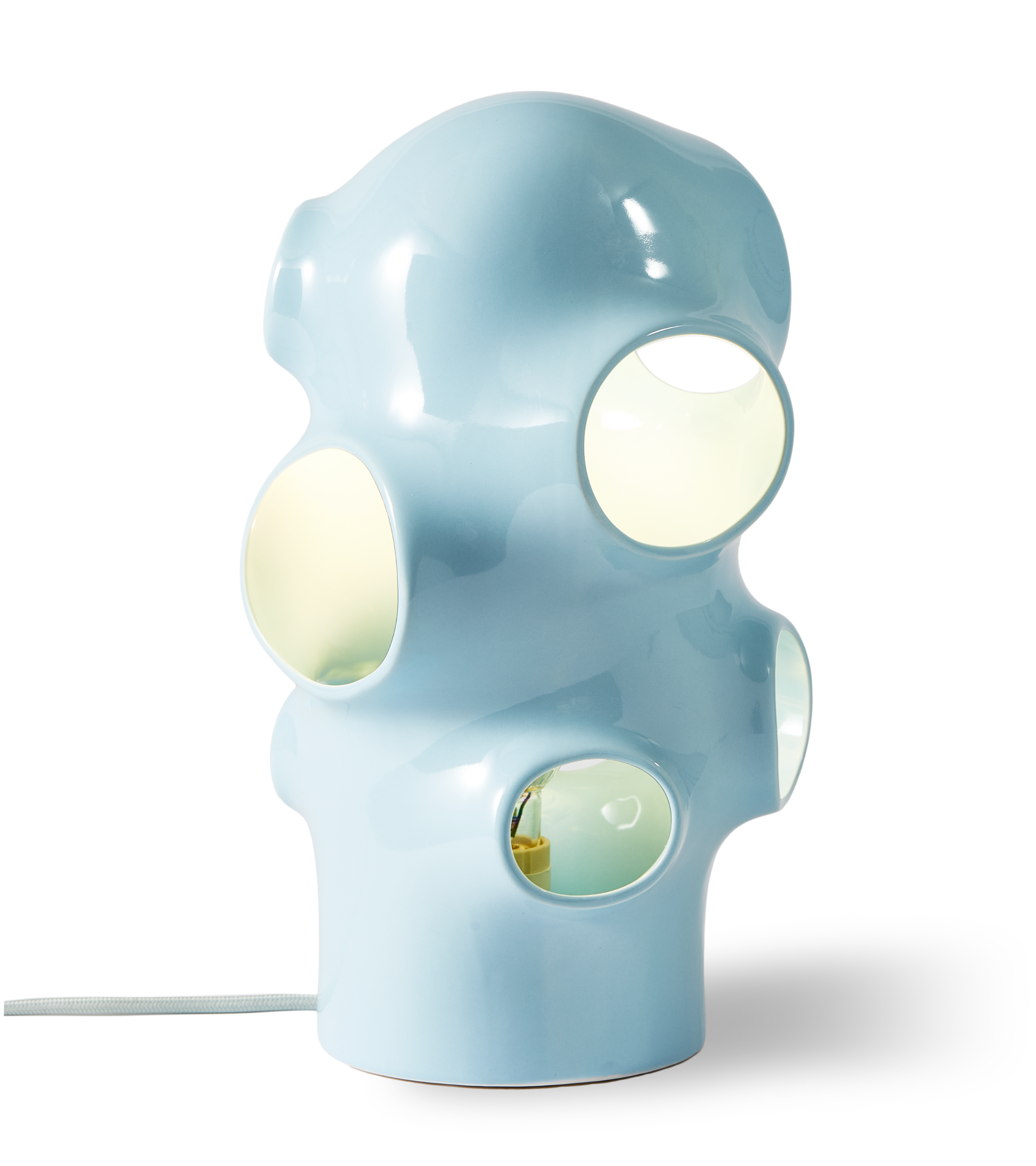 BULLE Tischleuchte hellblau