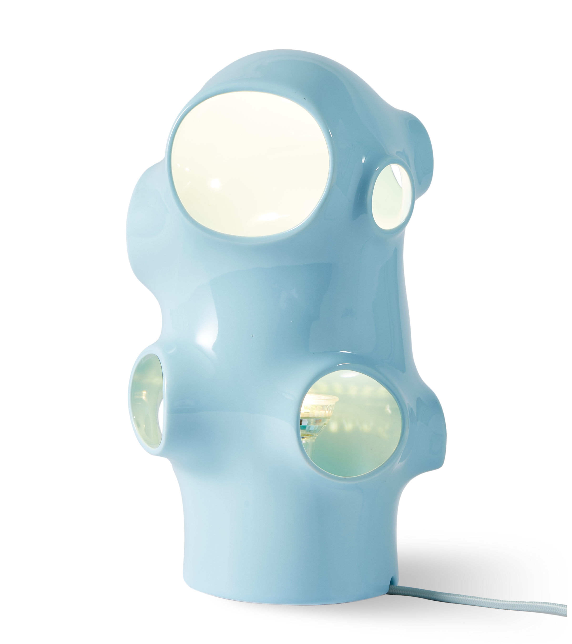 BULLE Tischleuchte hellblau