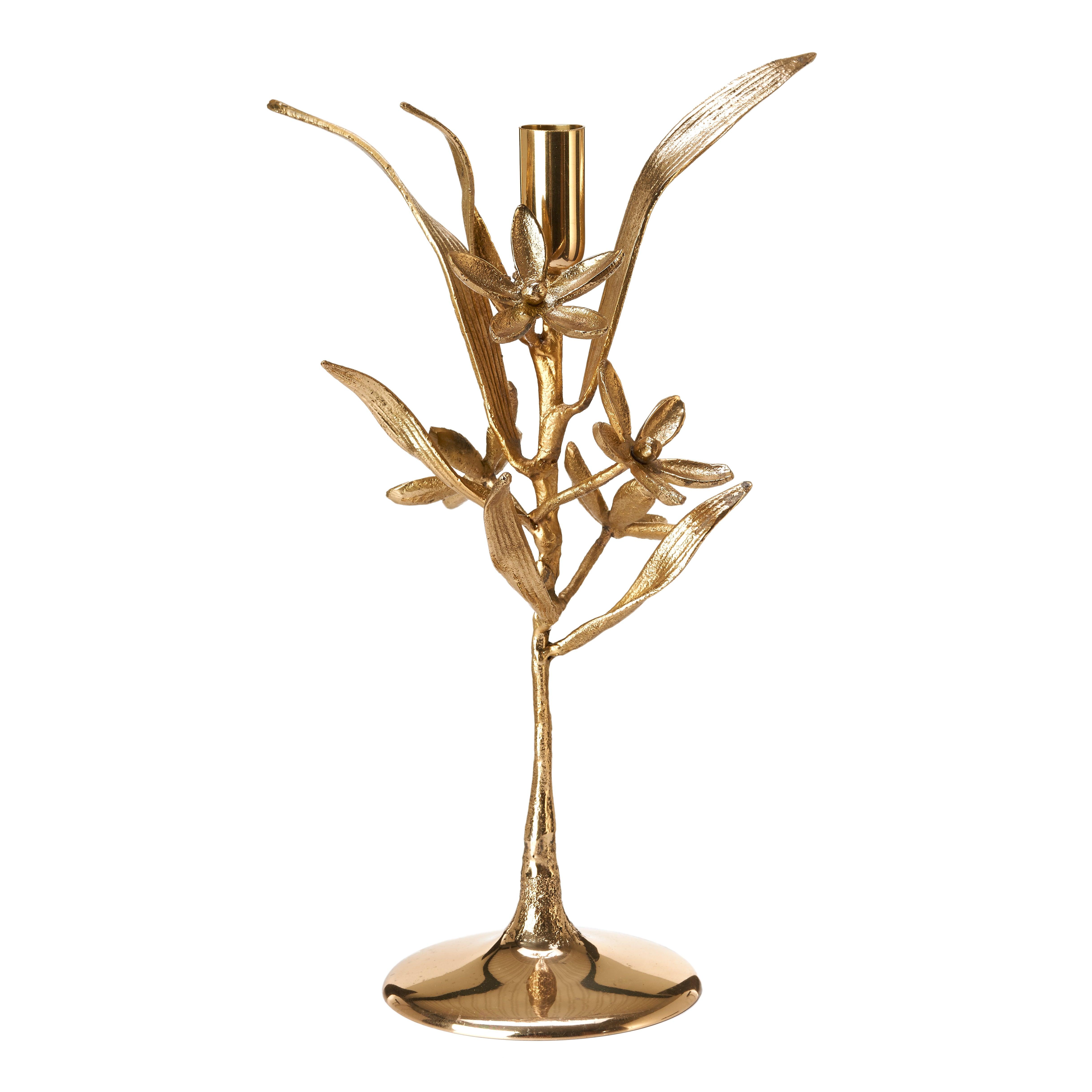 Świecznik BERGAMOT złoty Pols Potten Eye on Design