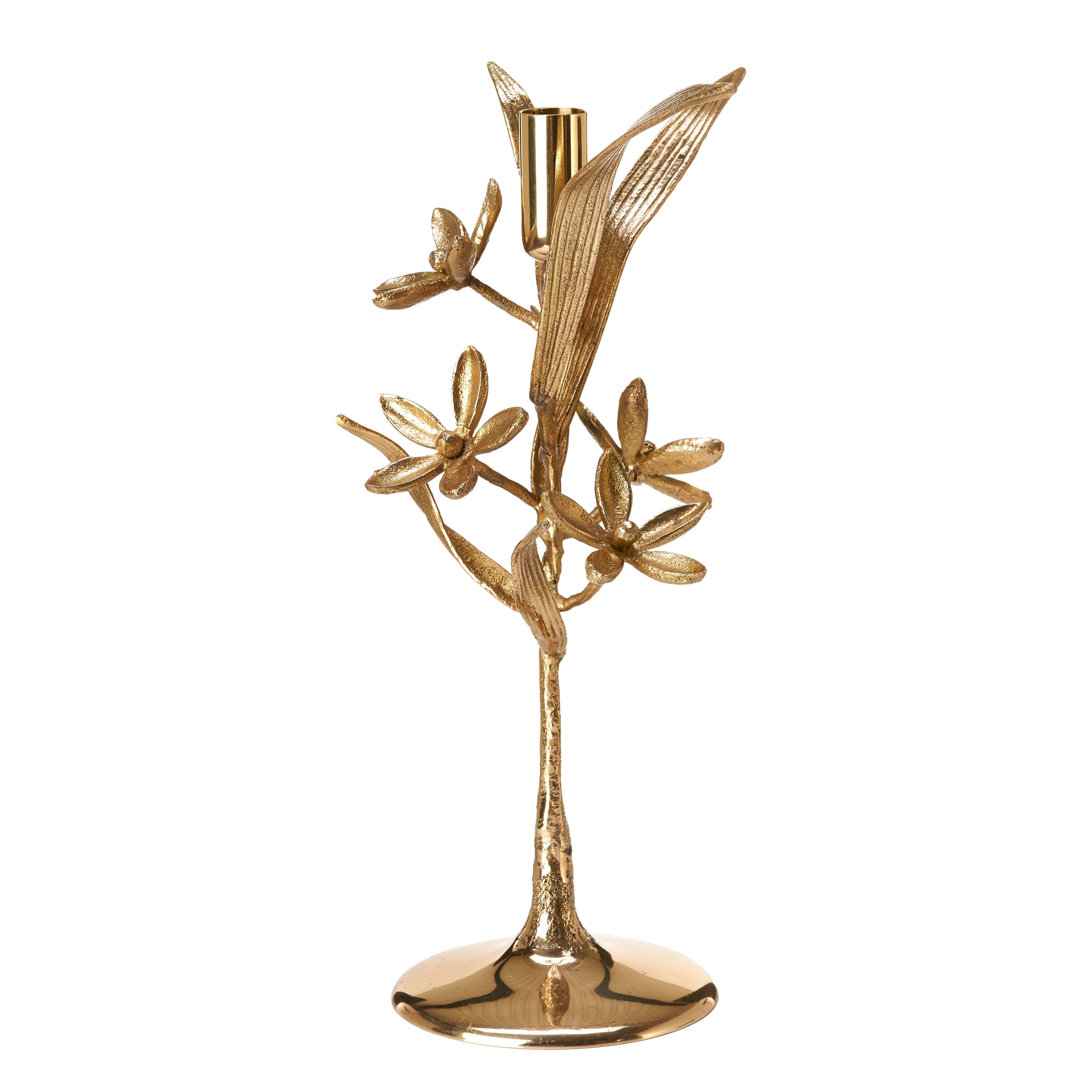 Świecznik BERGAMOT złoty Pols Potten Eye on Design