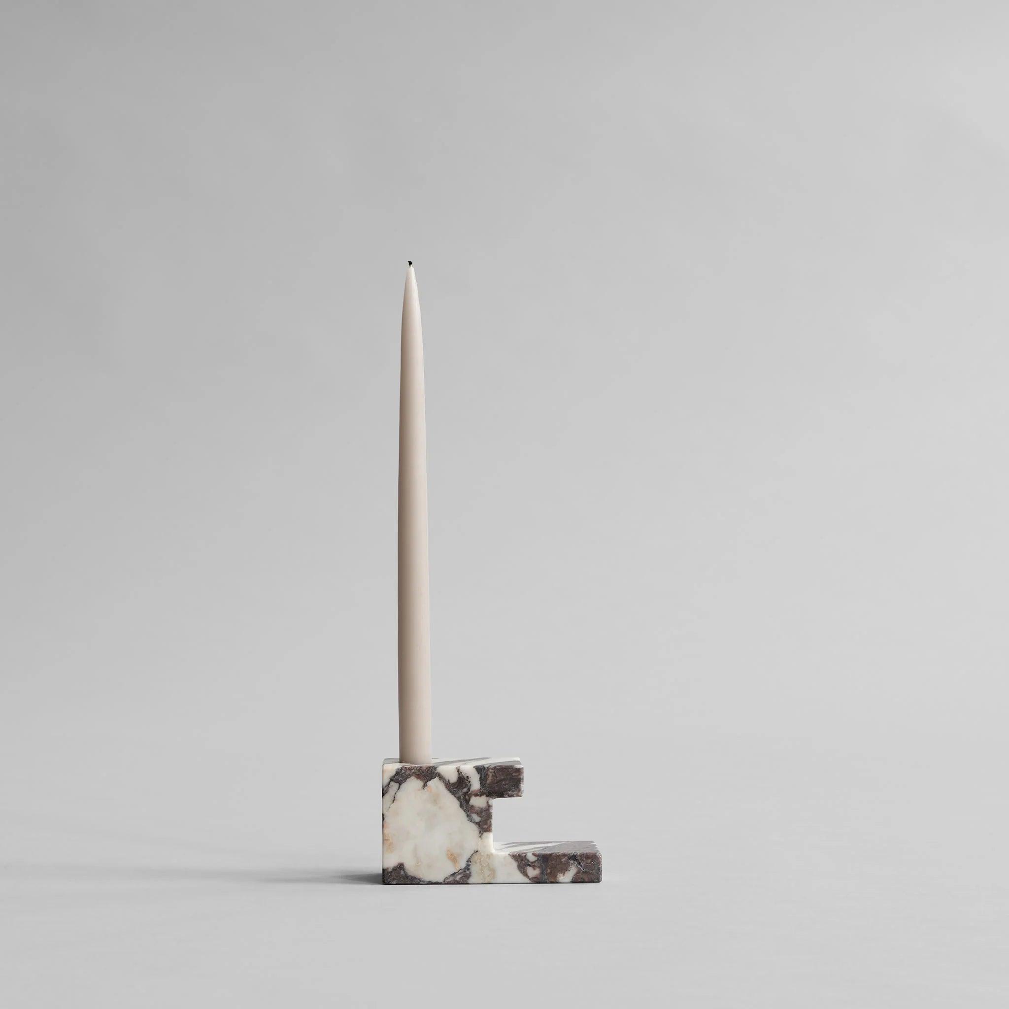 Świecznik BRICK LOW marmur 101 Copenhagen Eye on Design