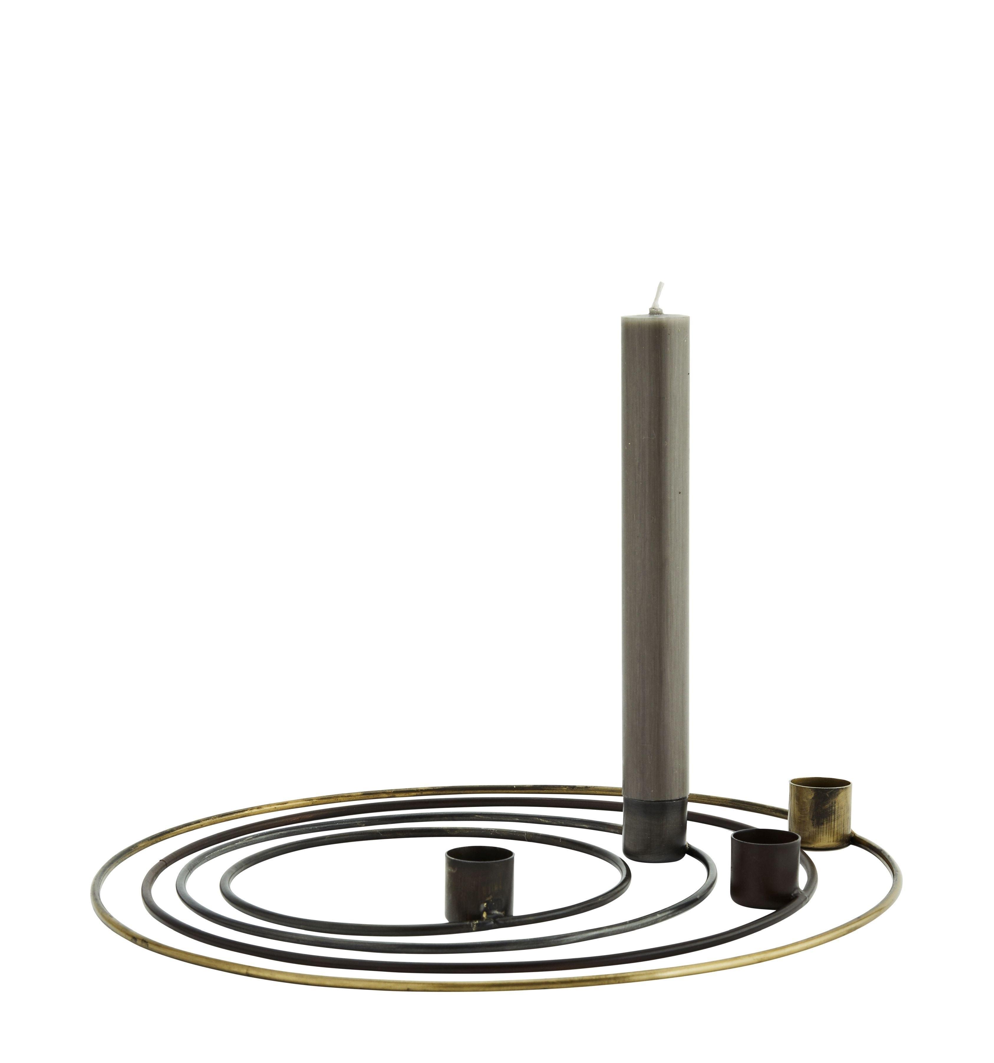 Świecznik CIRCLES żelazny Madam Stoltz Eye on Design