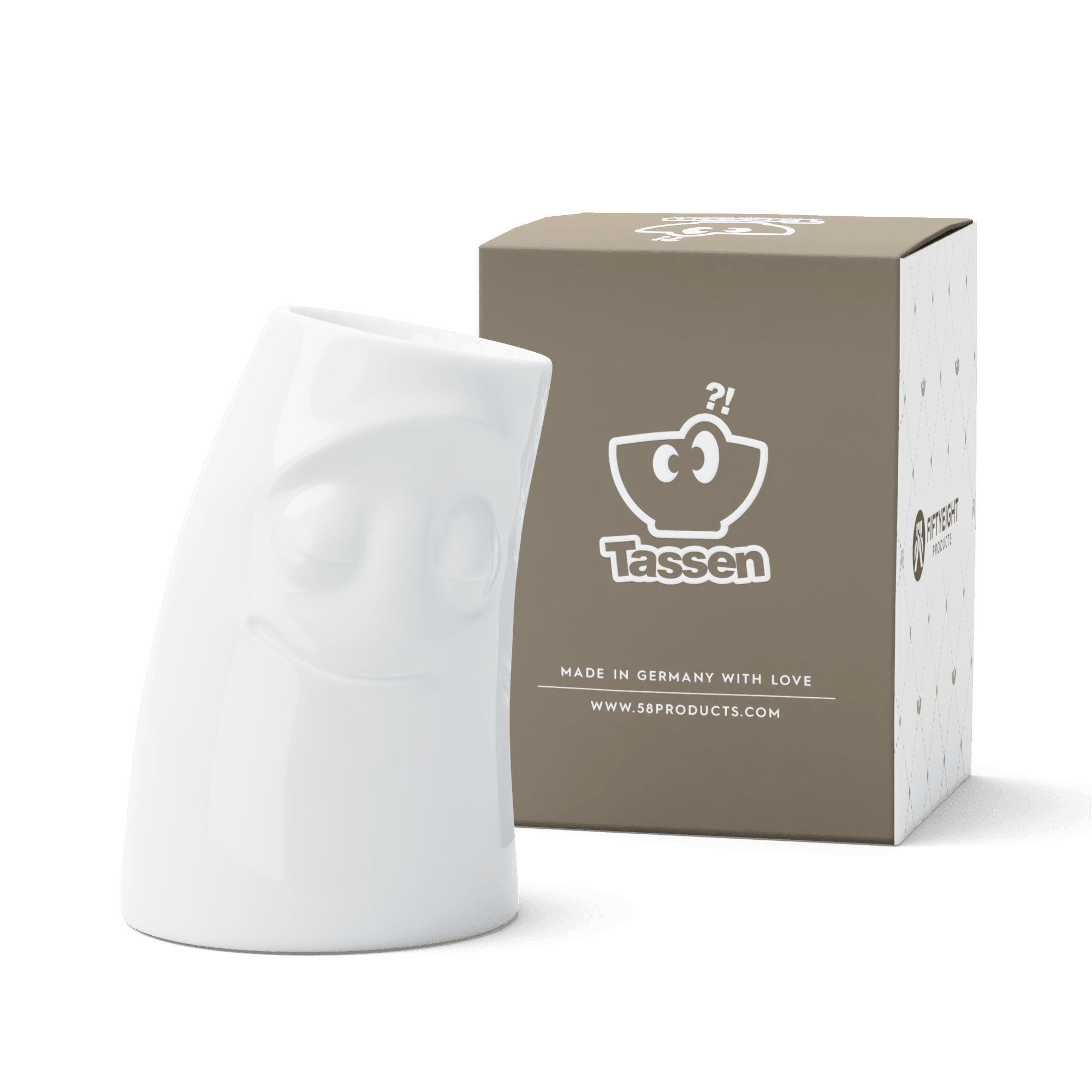 Świecznik CUDDLY biały 58products Eye on Design