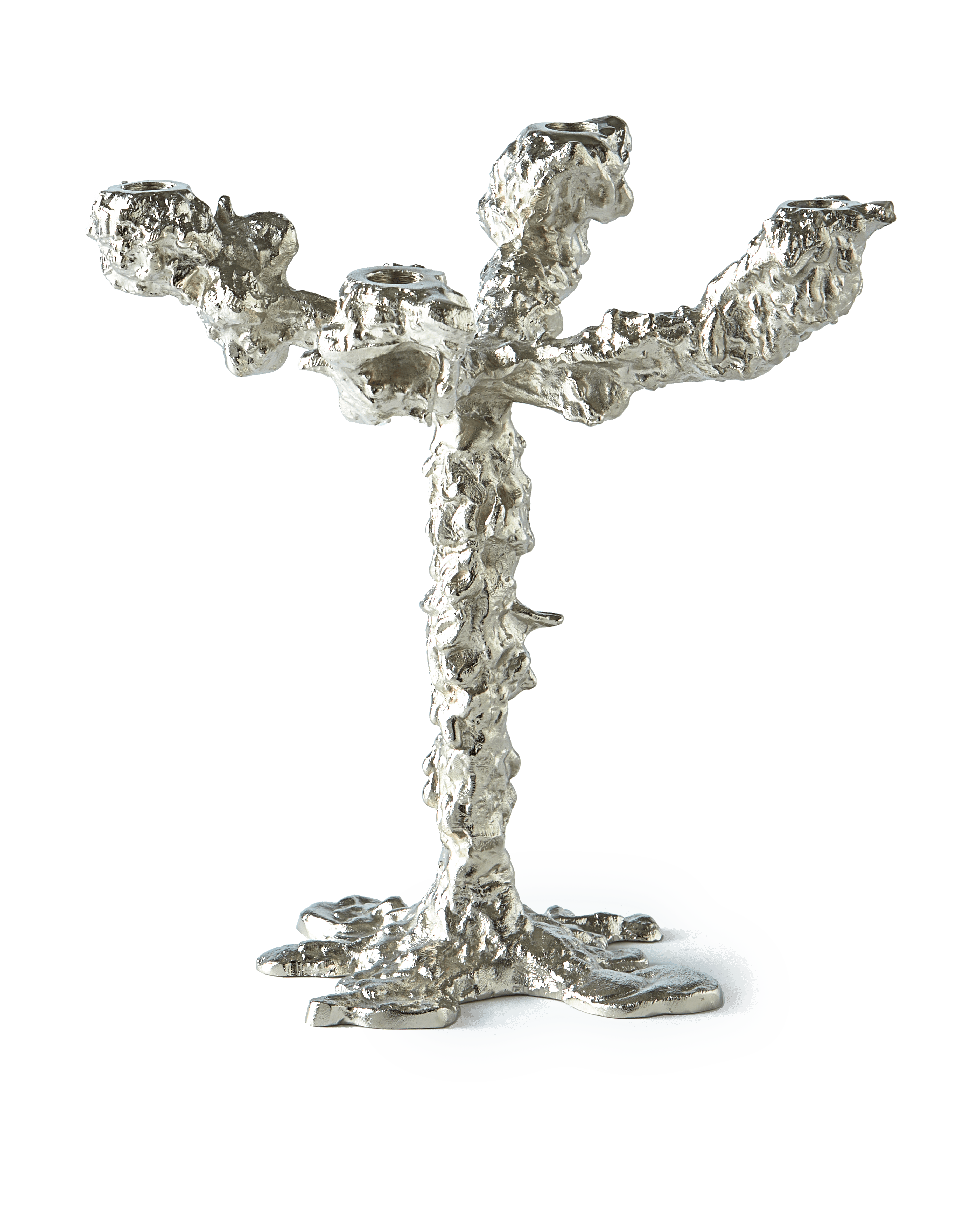 Świecznik DRIP 4-ARMS srebrny Pols Potten Eye on Design