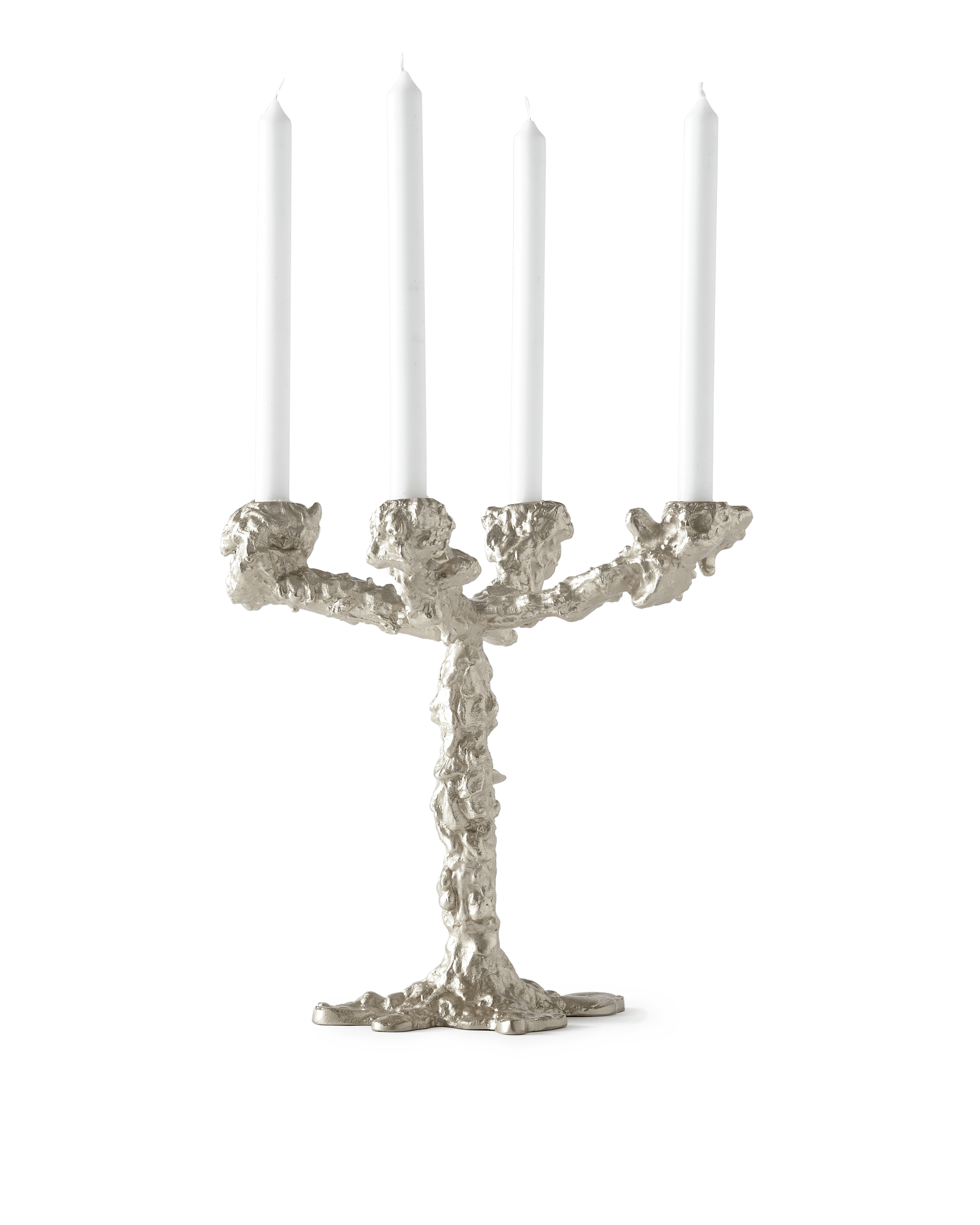 Świecznik DRIP 4-ARMS srebrny Pols Potten Eye on Design
