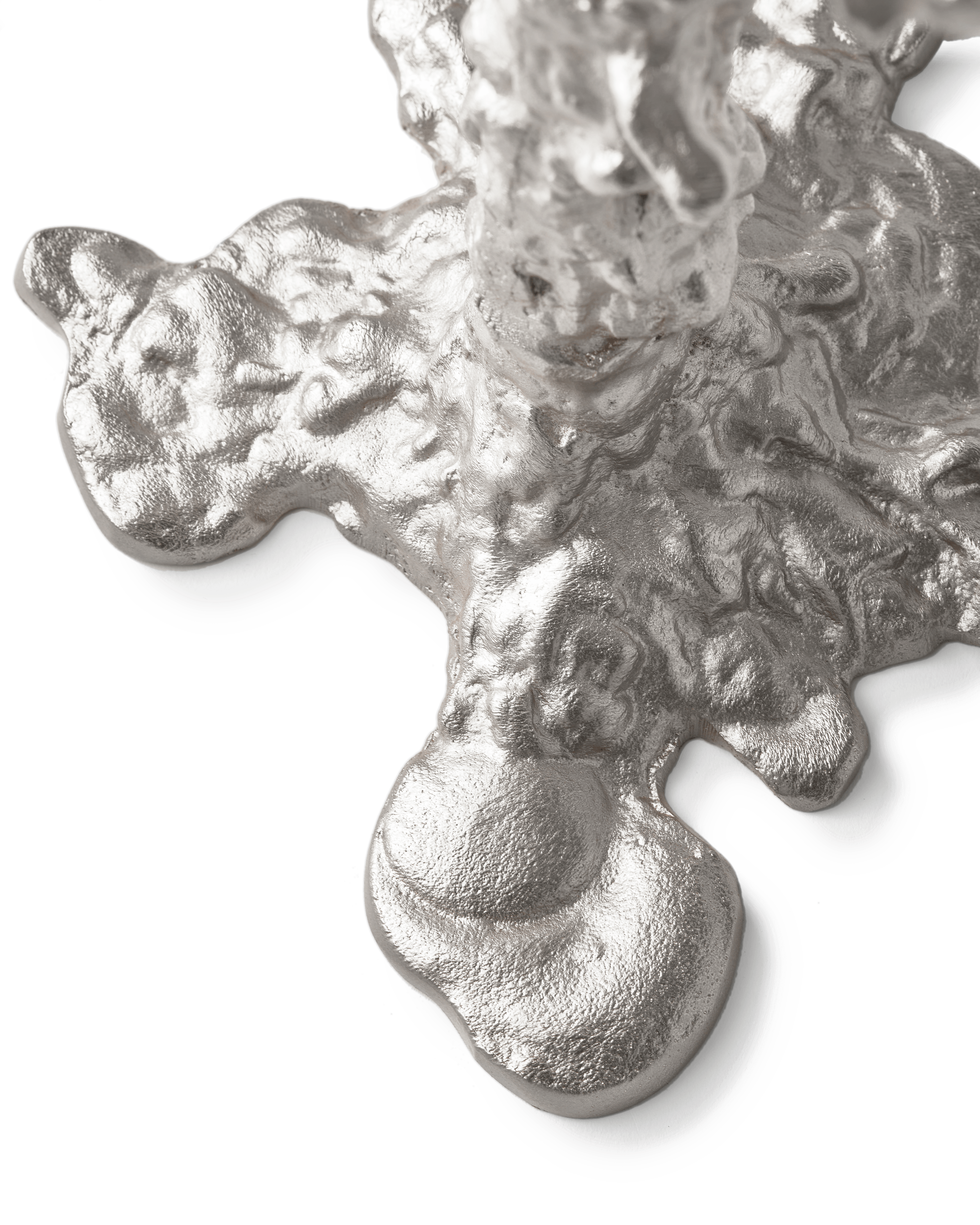 Świecznik DRIP 4-ARMS srebrny Pols Potten Eye on Design