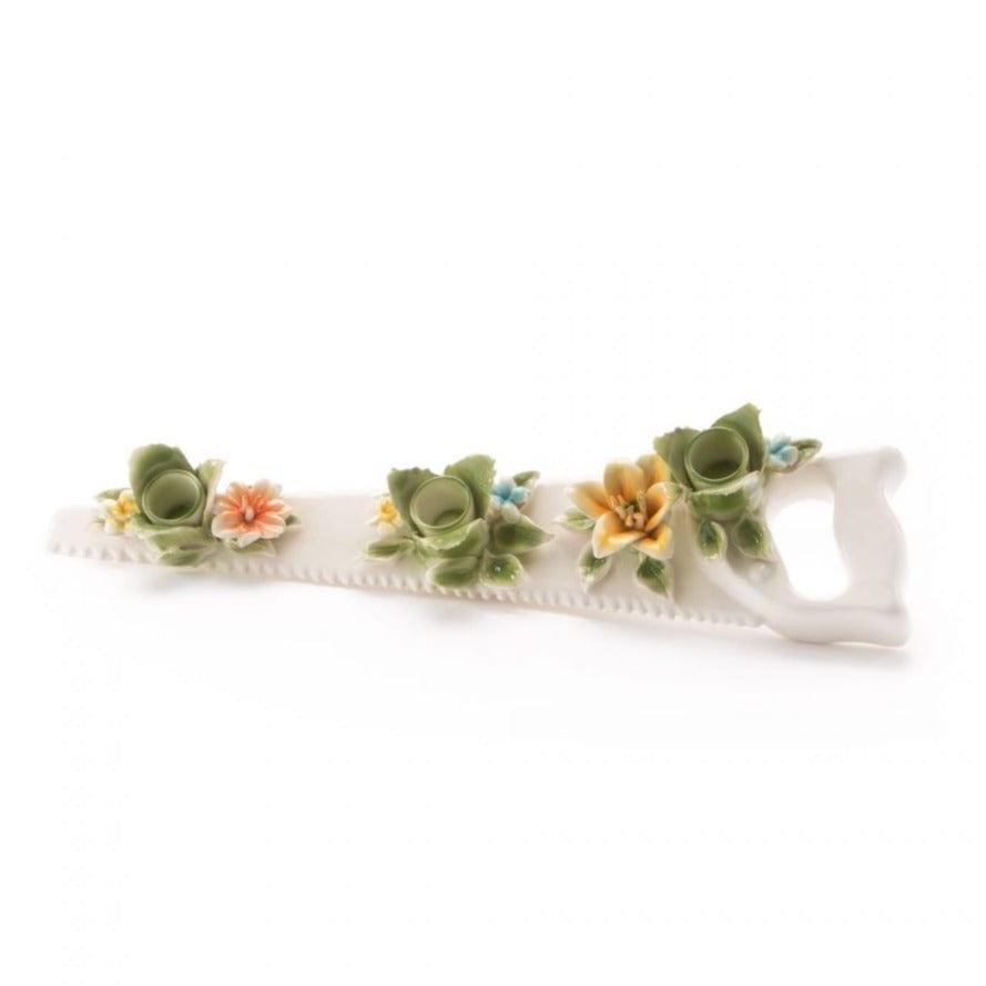 Świecznik FLOWER ATTITUDE THE SAW porcelanowy Seletti Eye on Design