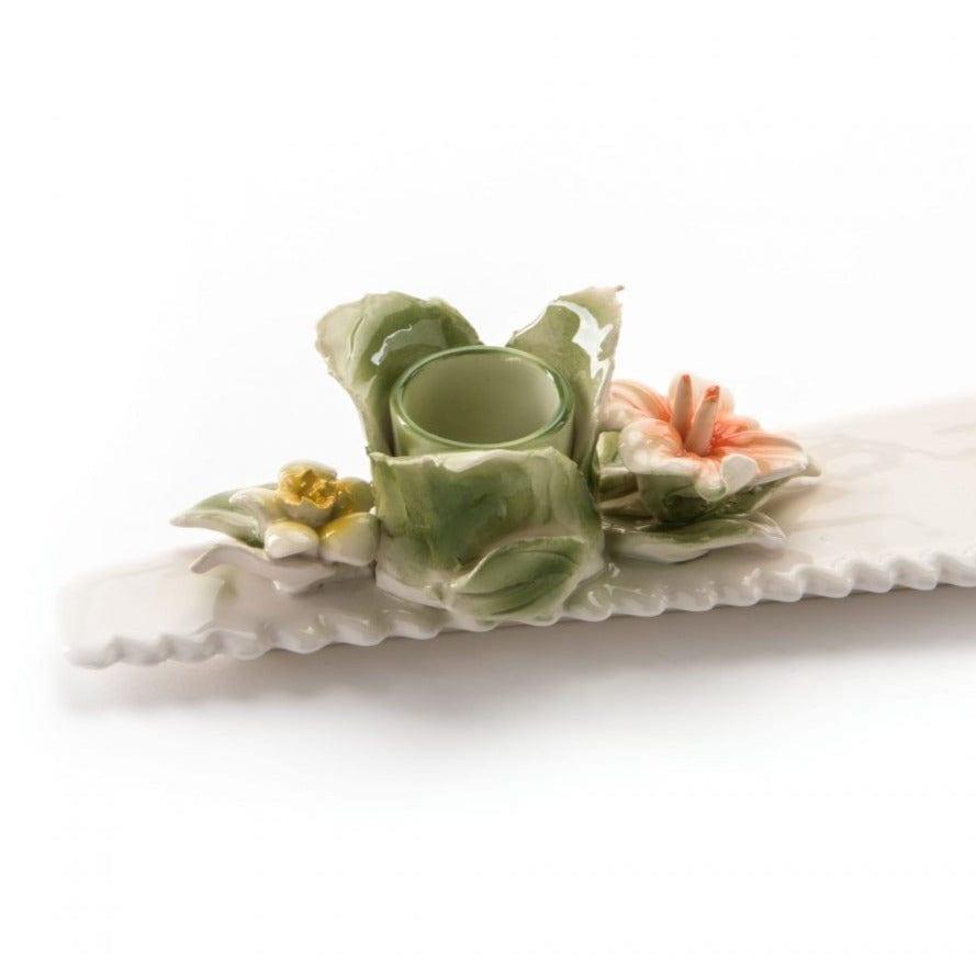 Świecznik FLOWER ATTITUDE THE SAW porcelanowy Seletti Eye on Design