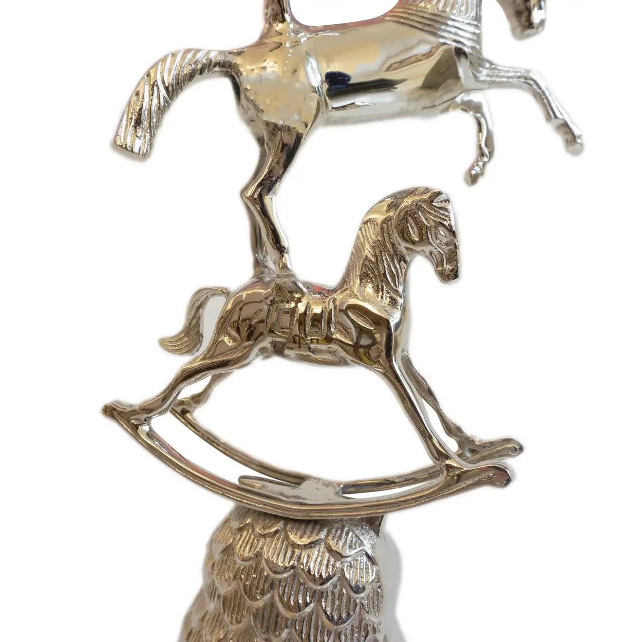 Świecznik HORSE srebrny Pols Potten Eye on Design