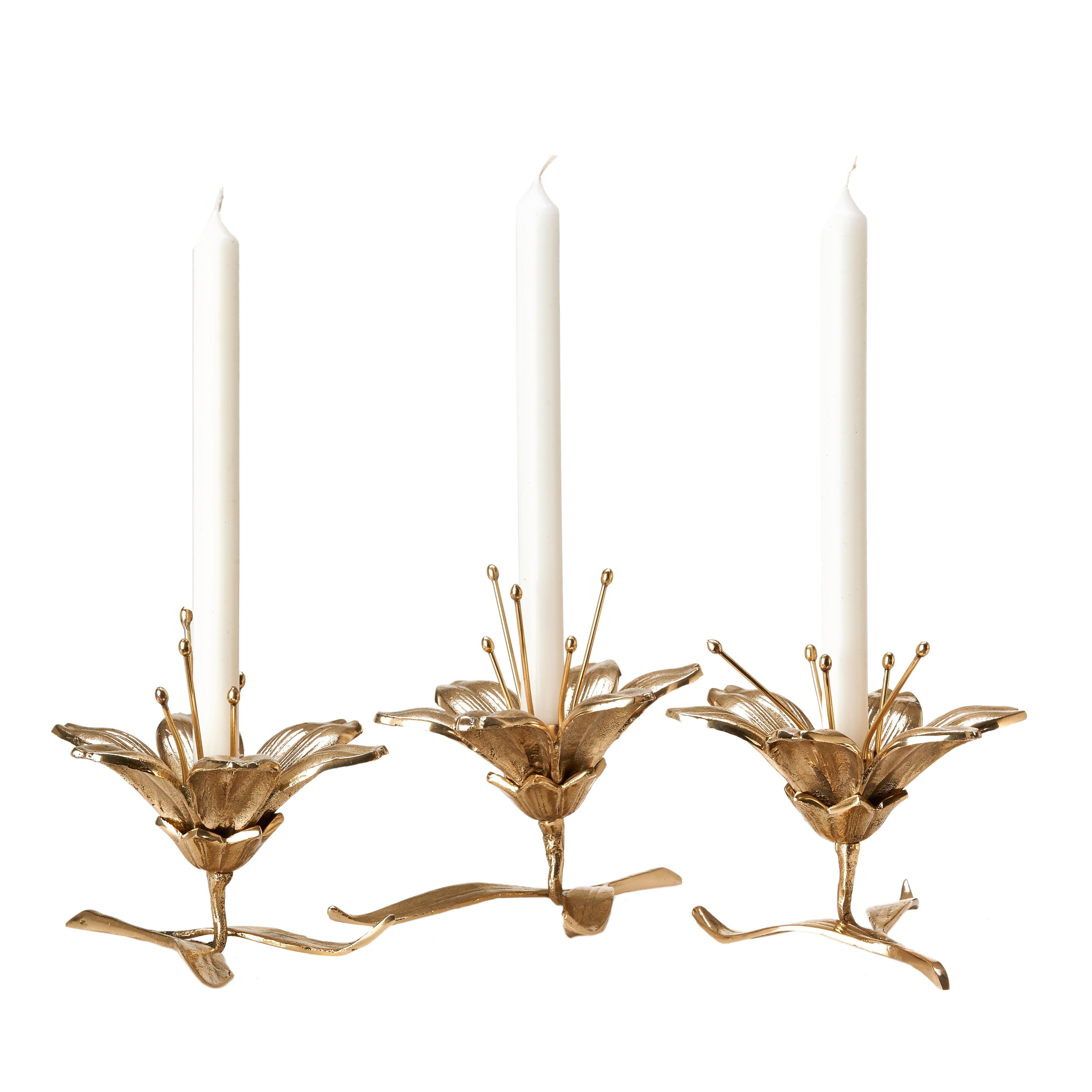 Świecznik LILLY złoty Pols Potten Eye on Design