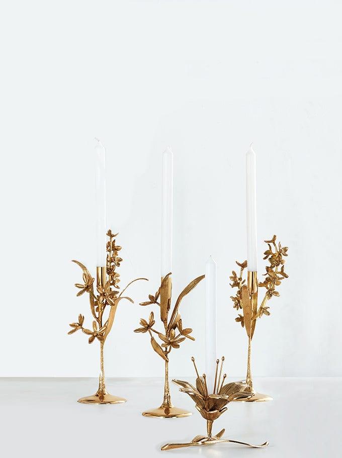 Świecznik LILLY złoty Pols Potten Eye on Design