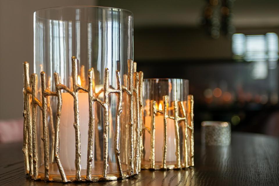 Świecznik LORETTA złoty Richmond Interiors Eye on Design