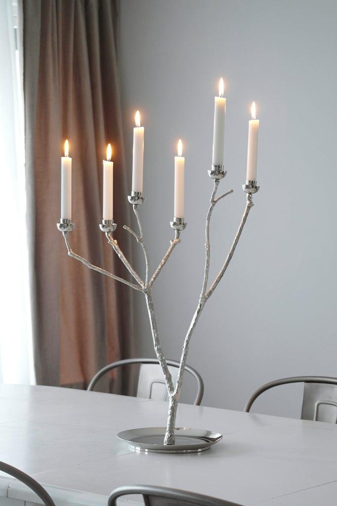 Świecznik TWIGGY HIGH srebrny Pols Potten Eye on Design