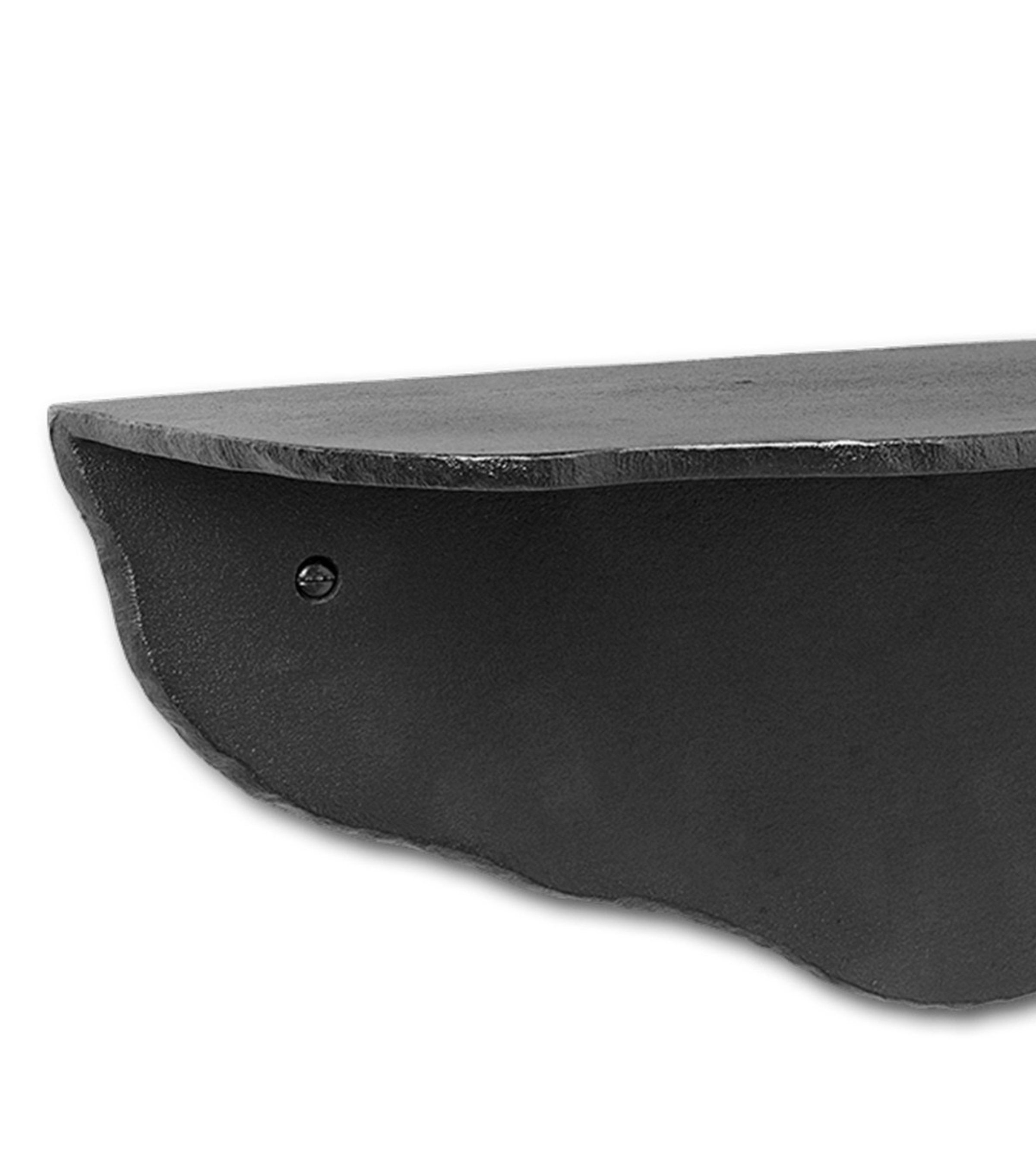 Plank FRACTURE zwart aluminium