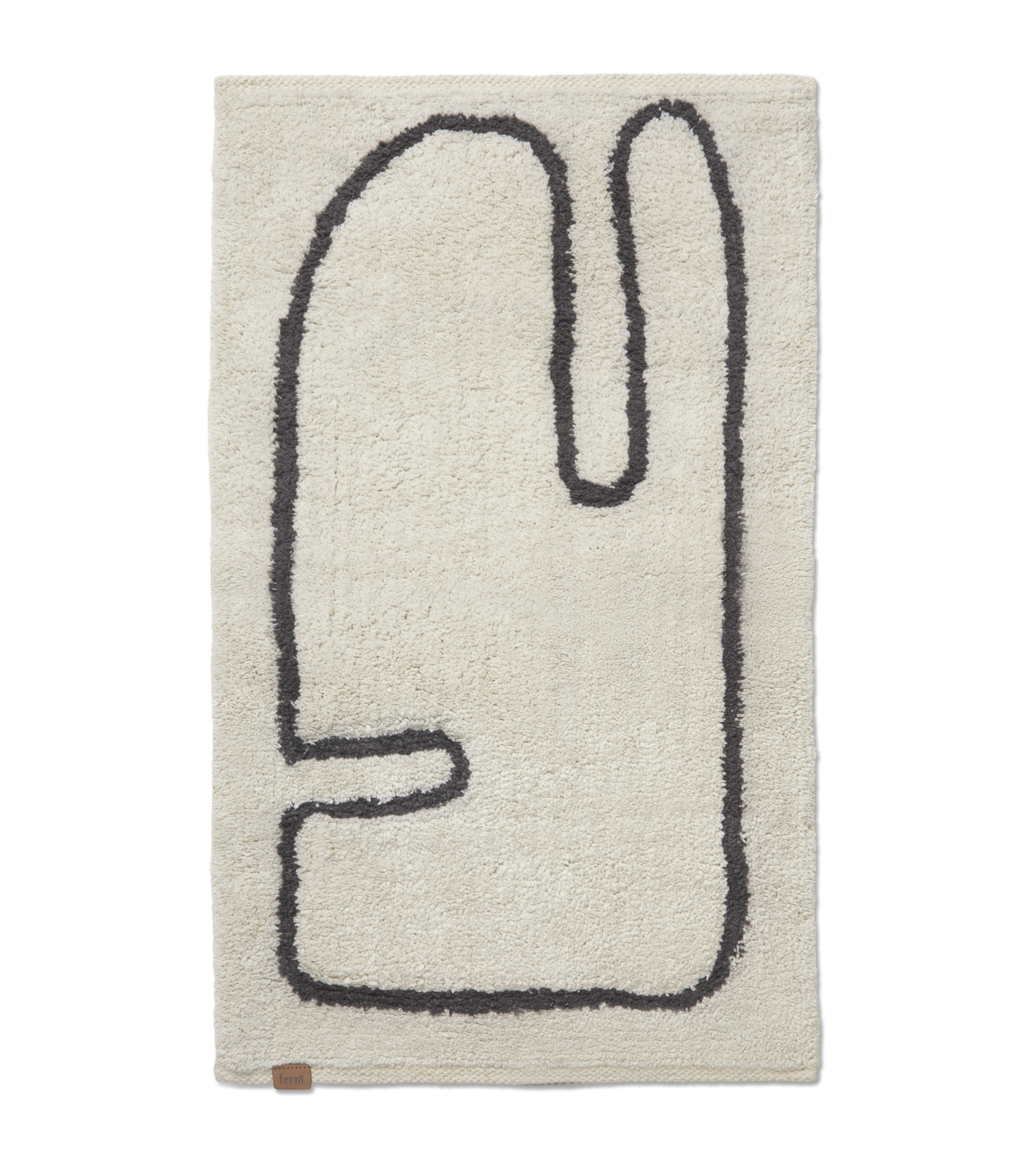 LAY WASHABLE rug in broken white