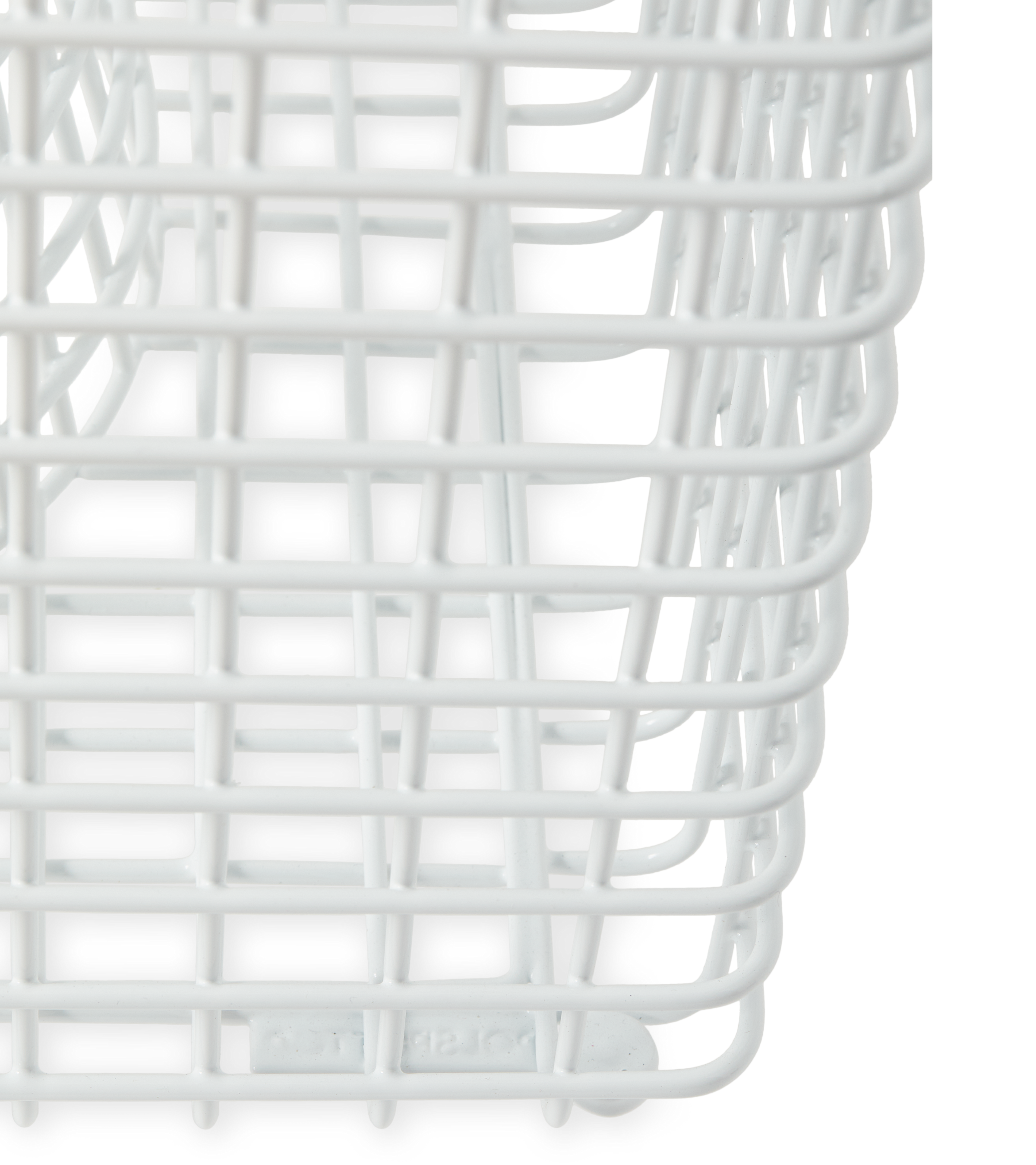 ZIG ZAG WIRE decorative stool white