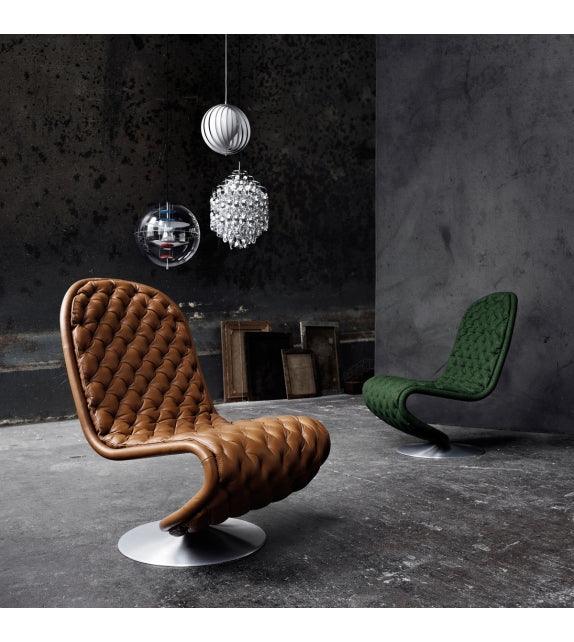 Fotel SYSTEM 1-2-3 LOUNGE DELUXE z okrągłą podstawą Verpan Eye on Design