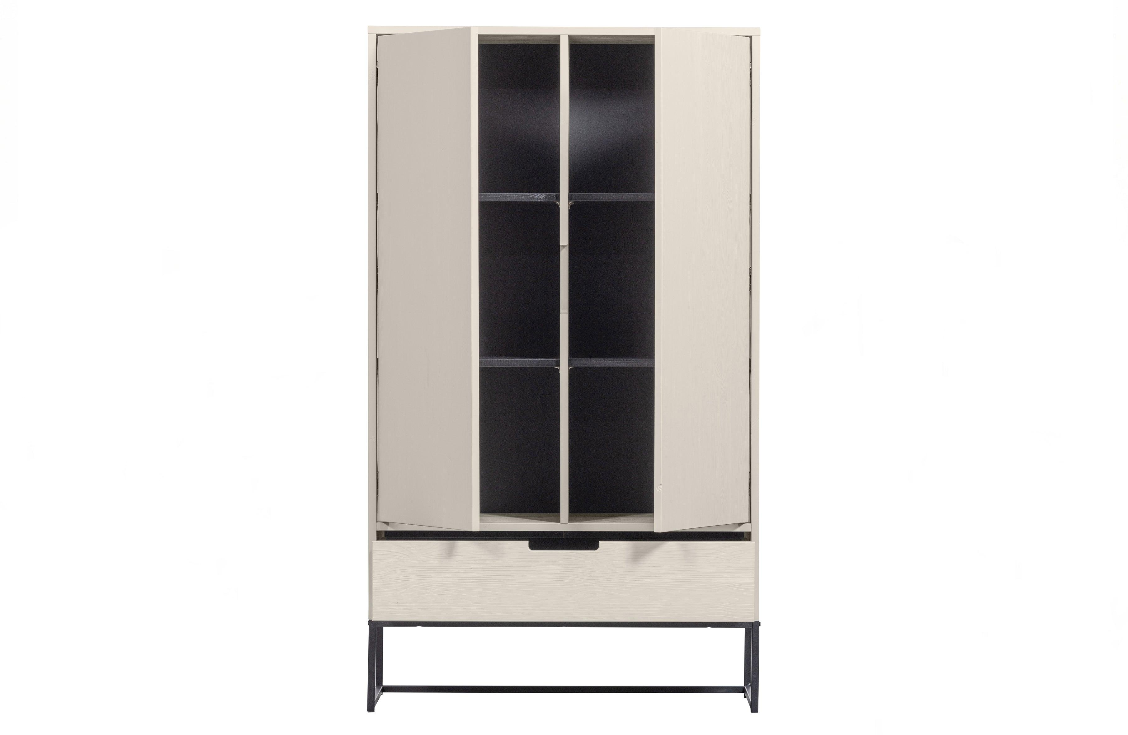 Szafa 2-drzwiowa SILAS popielaty Woood Eye on Design