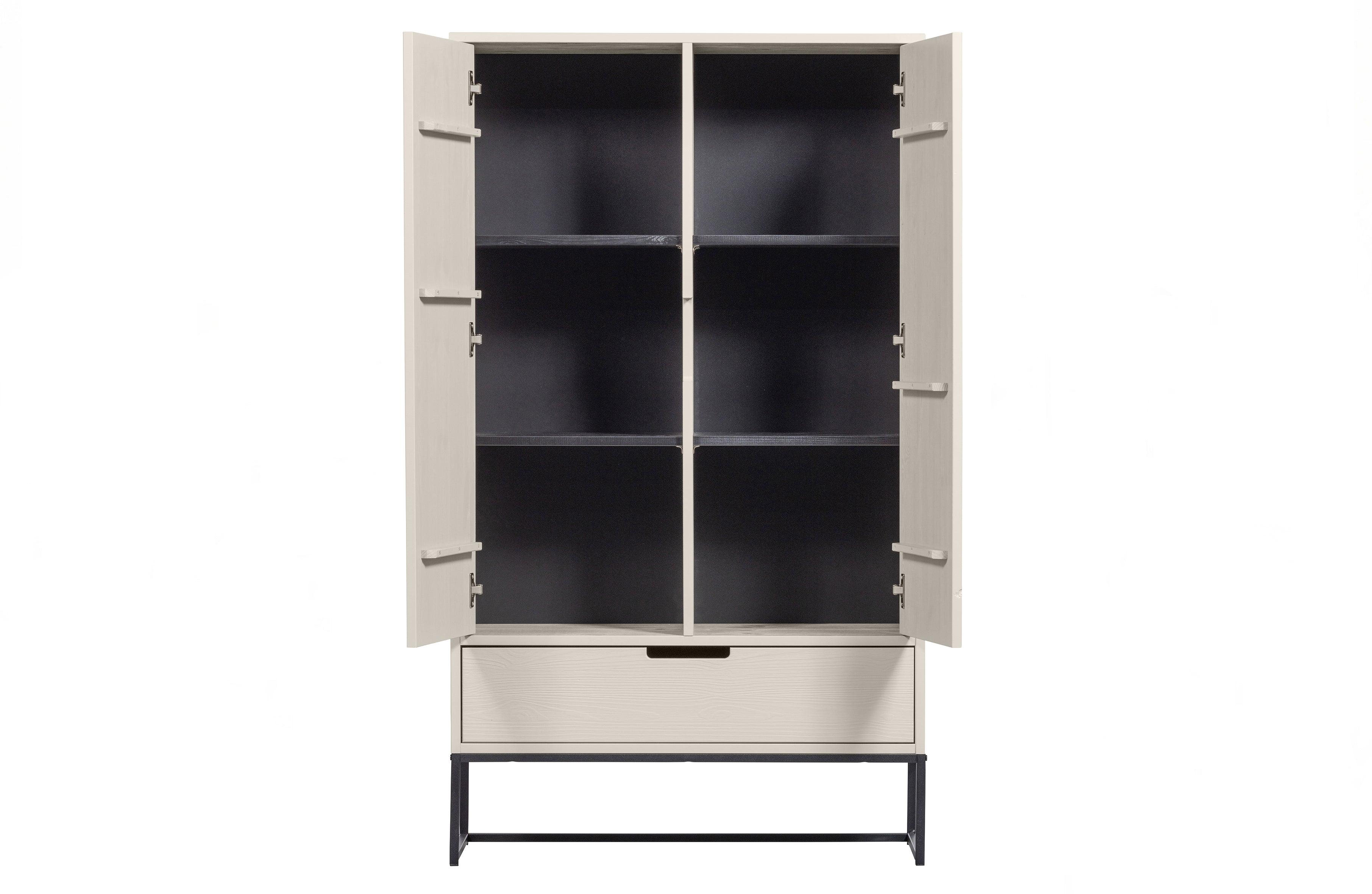 Szafa 2-drzwiowa SILAS popielaty Woood Eye on Design