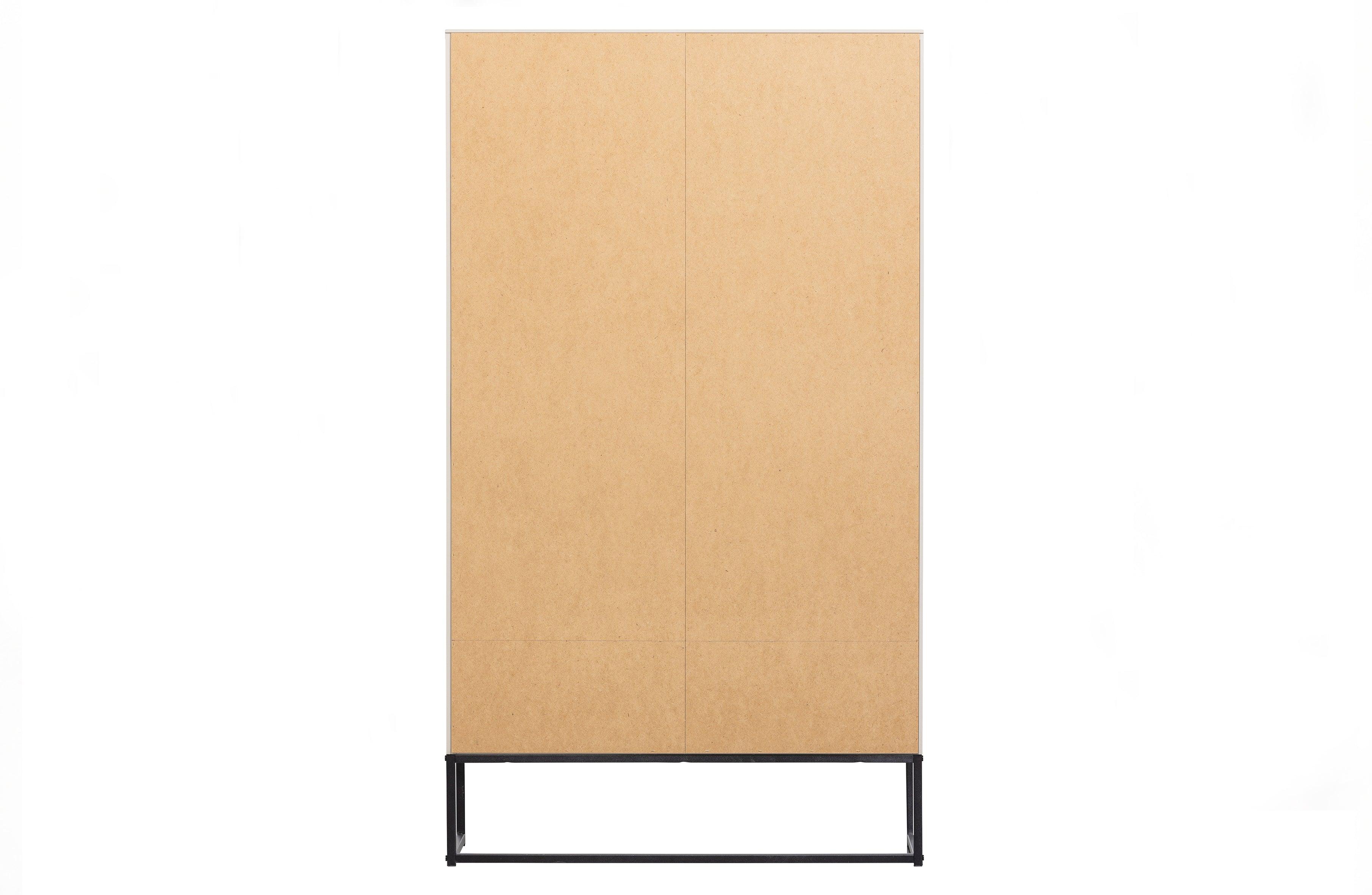 Szafa 2-drzwiowa SILAS popielaty Woood Eye on Design