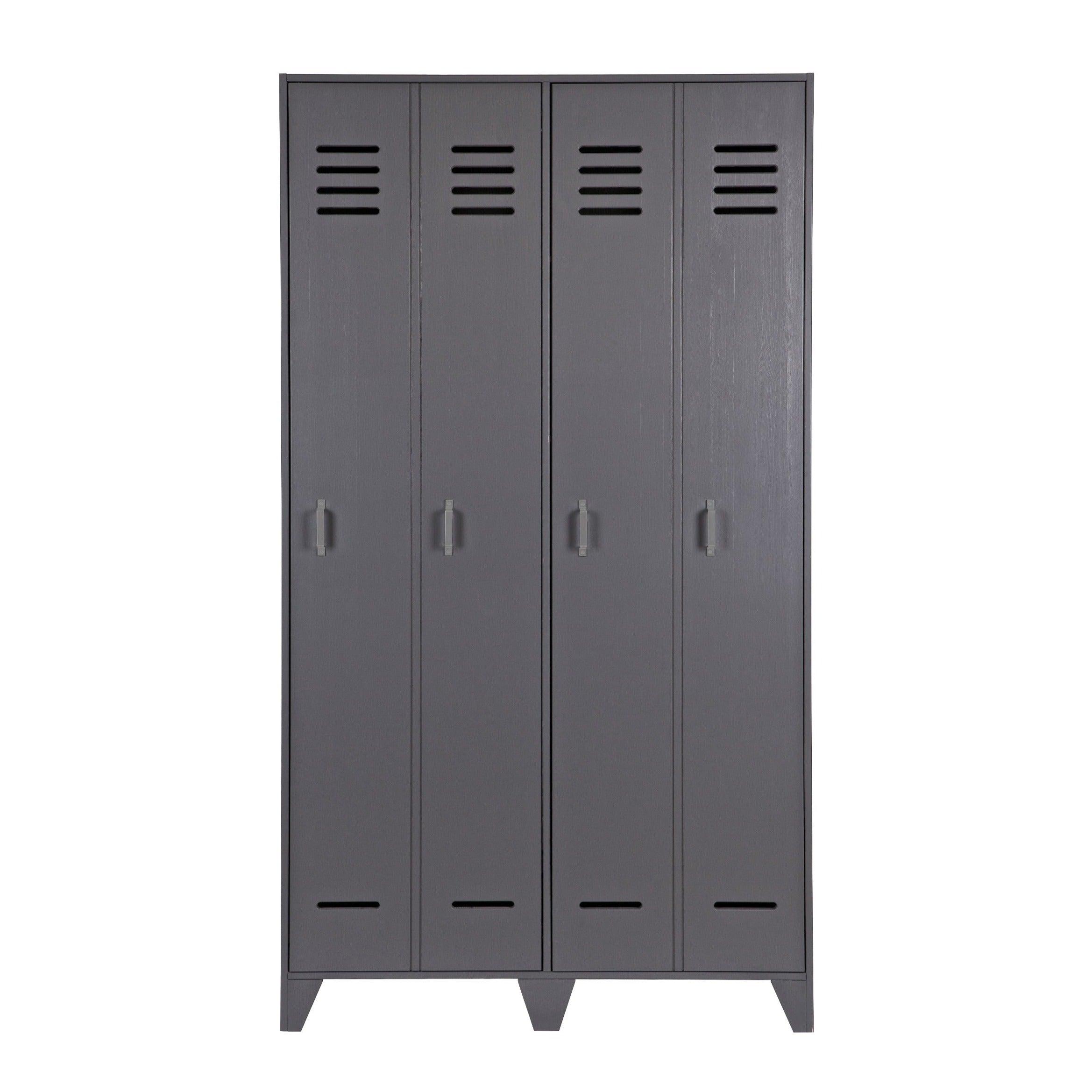 Szafa loftowa STIJN szary Woood Eye on Design