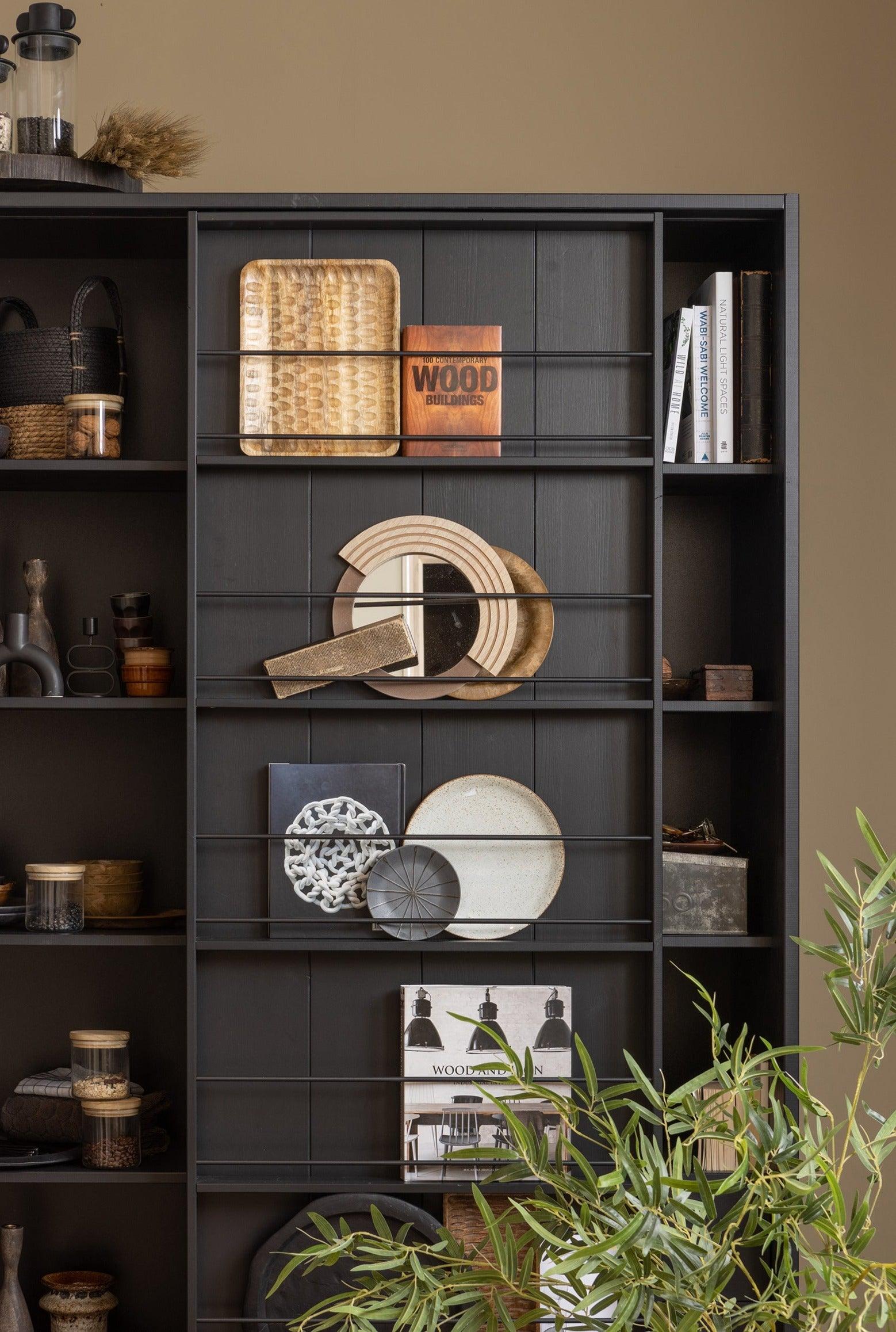 Szafa z drzwiami przesuwnymi SWING czarny Woood Exclusive Eye on Design