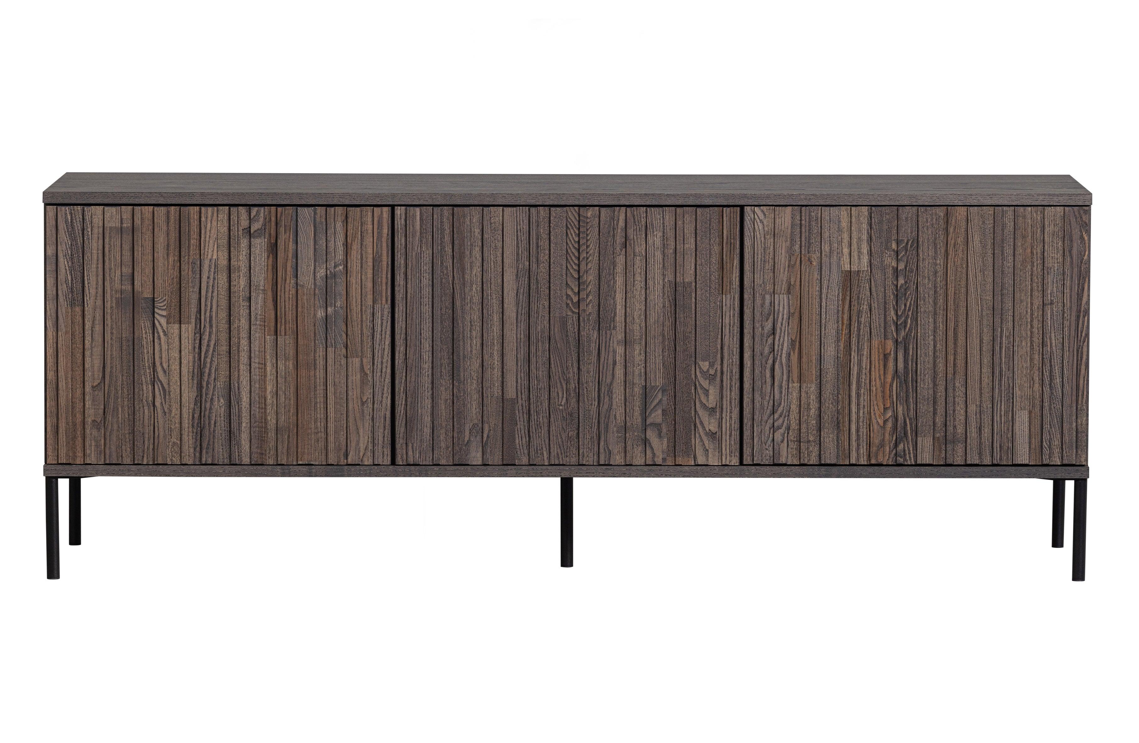 Szafka długa RTV GRAVURE drewno jesionowe Woood Exclusive Eye on Design