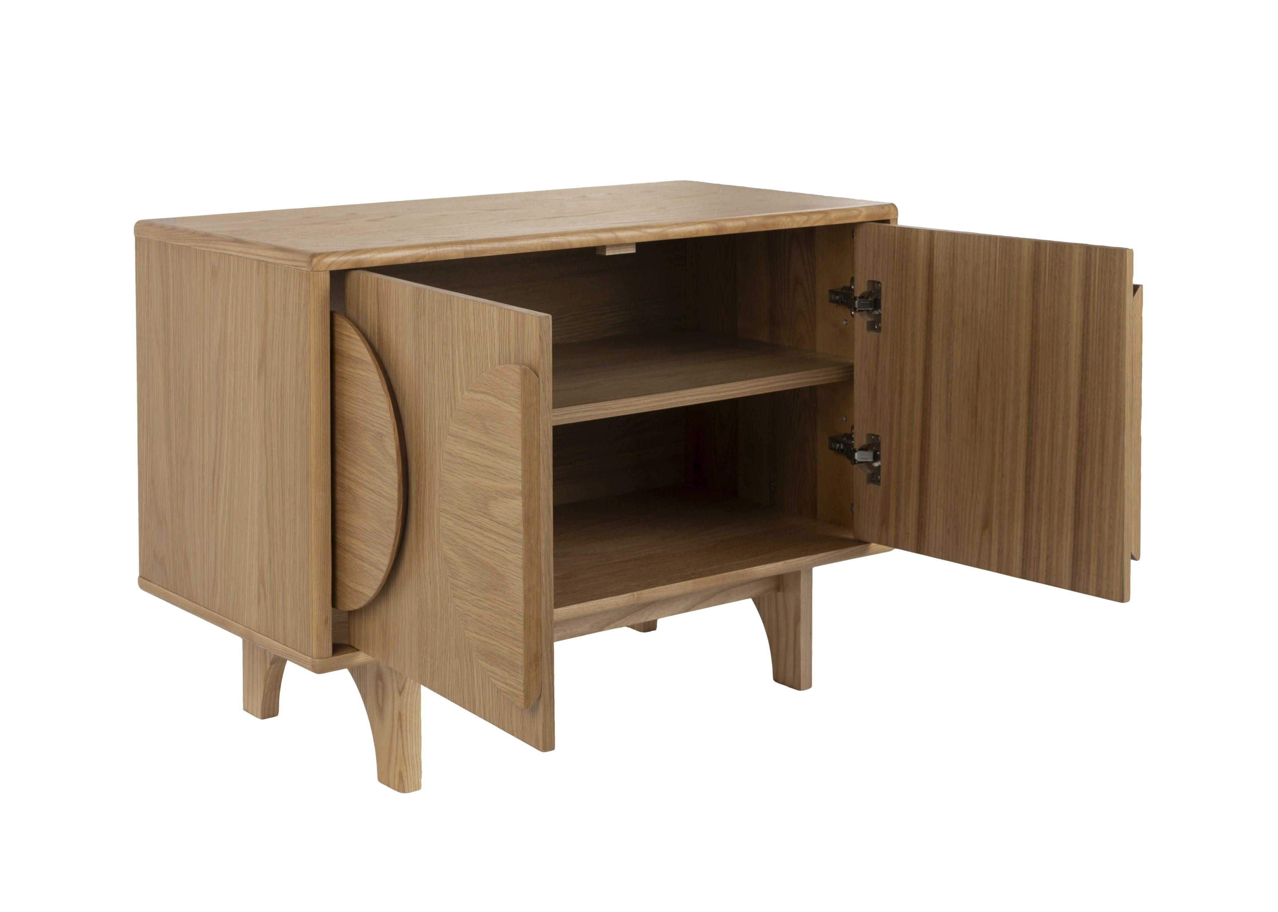 Szafka GROOVE drewno dębowe Zuiver Eye on Design