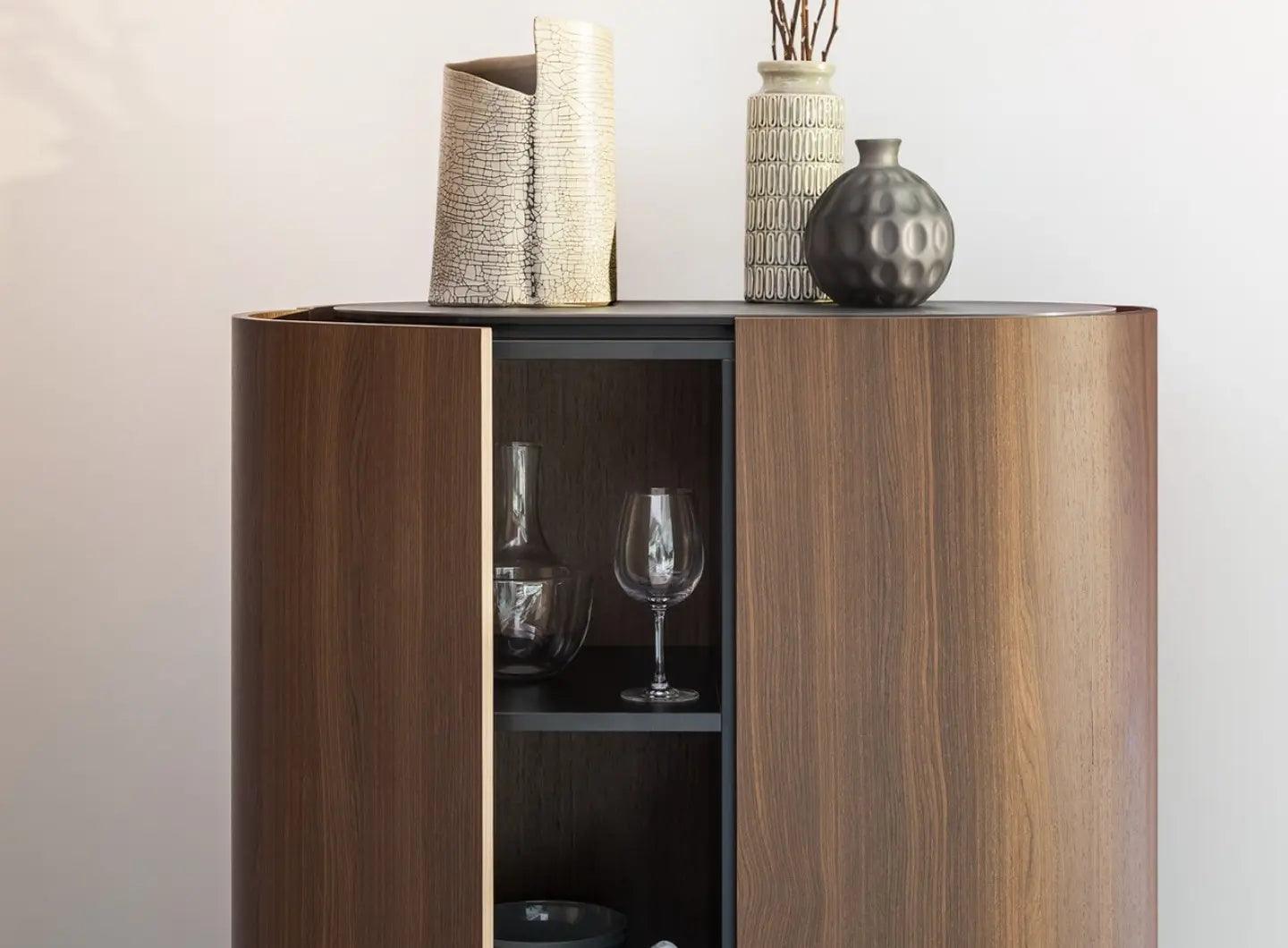 Szafka LAKE ciemnobrązowy Calligaris Eye on Design