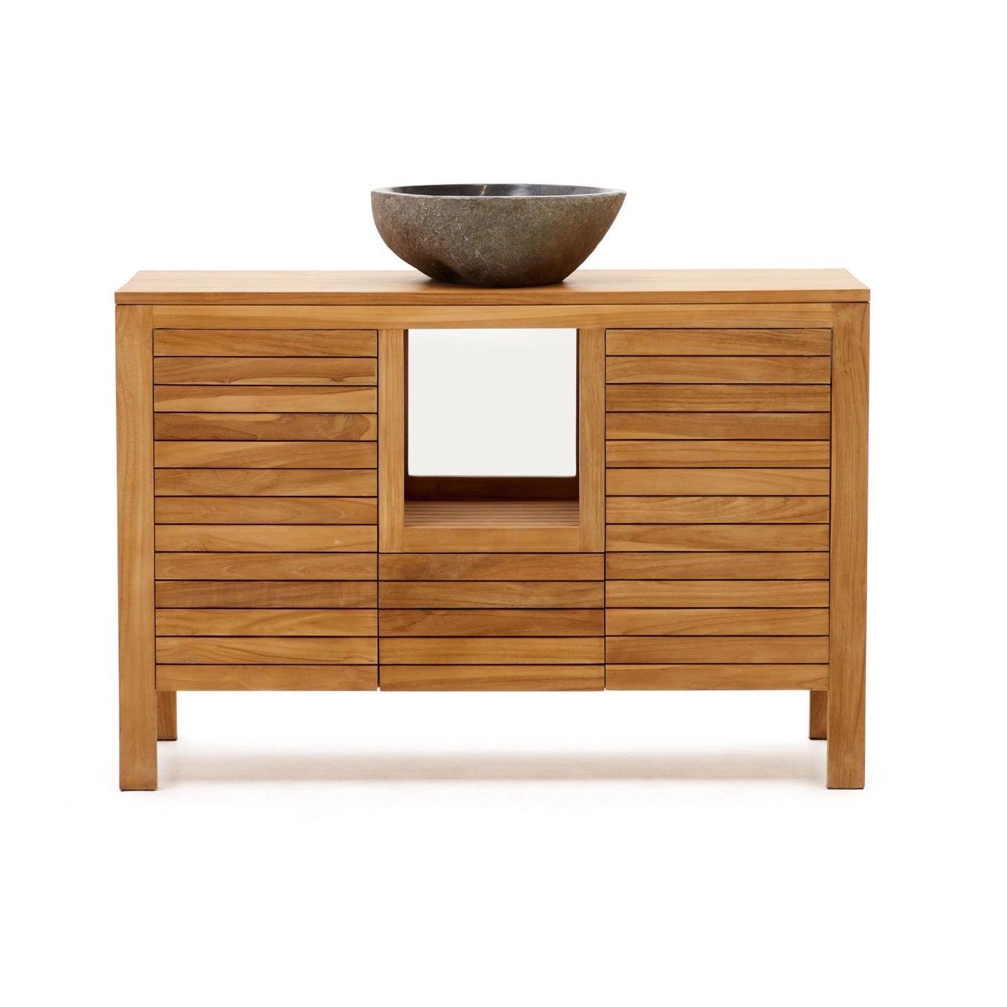 Szafka łazienkowa NERIA lite drewno tekowe La Forma Eye on Design