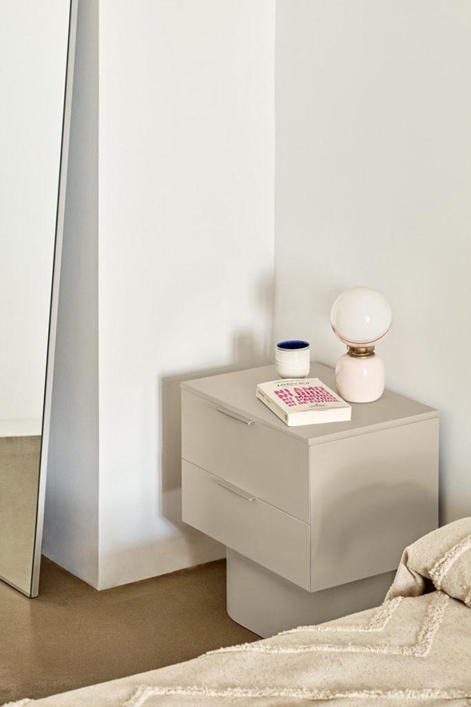 Szafka nocna TOTEM beżowy Teulat Eye on Design