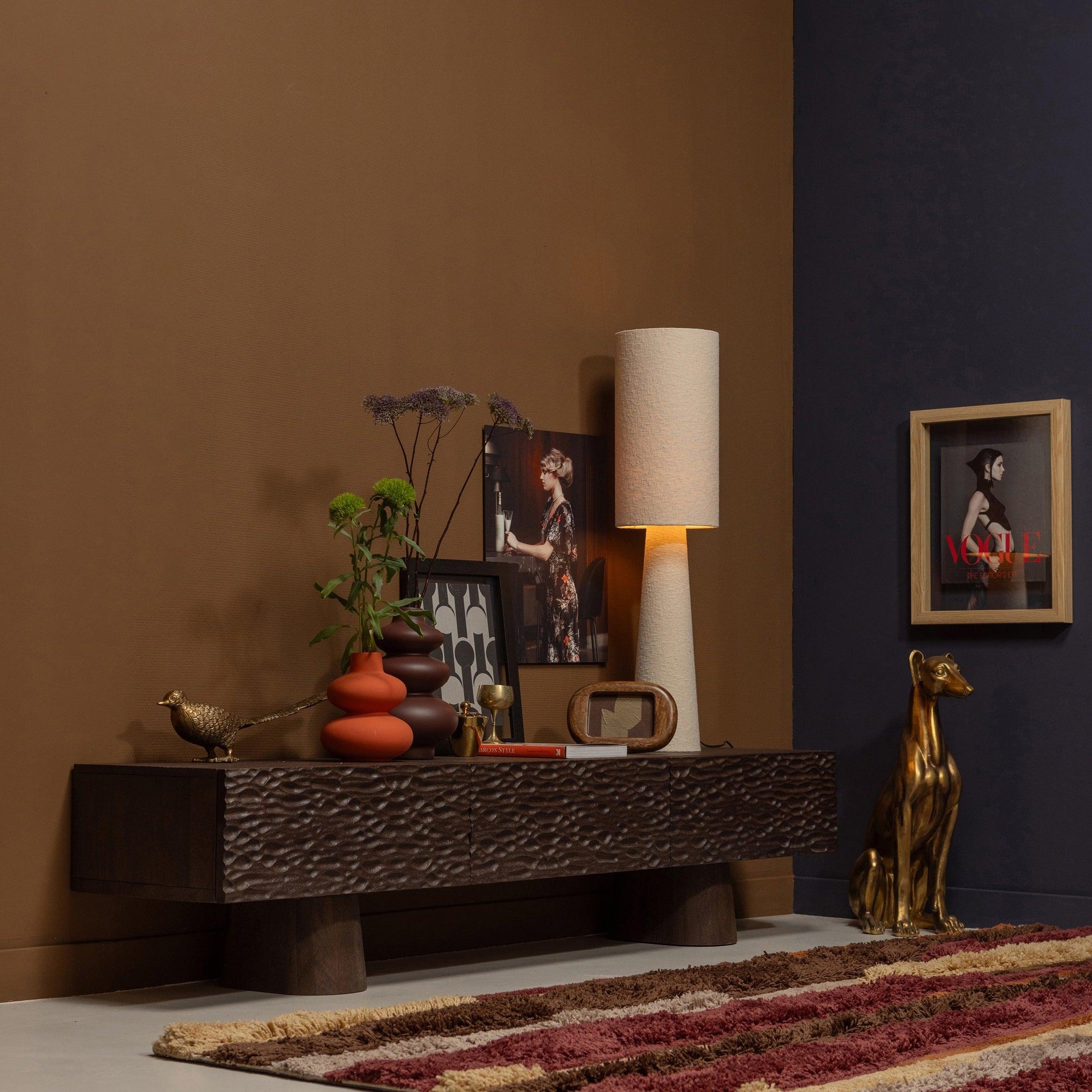 Szafka RTV CRUMBLE drewno mango Be Pure Eye on Design