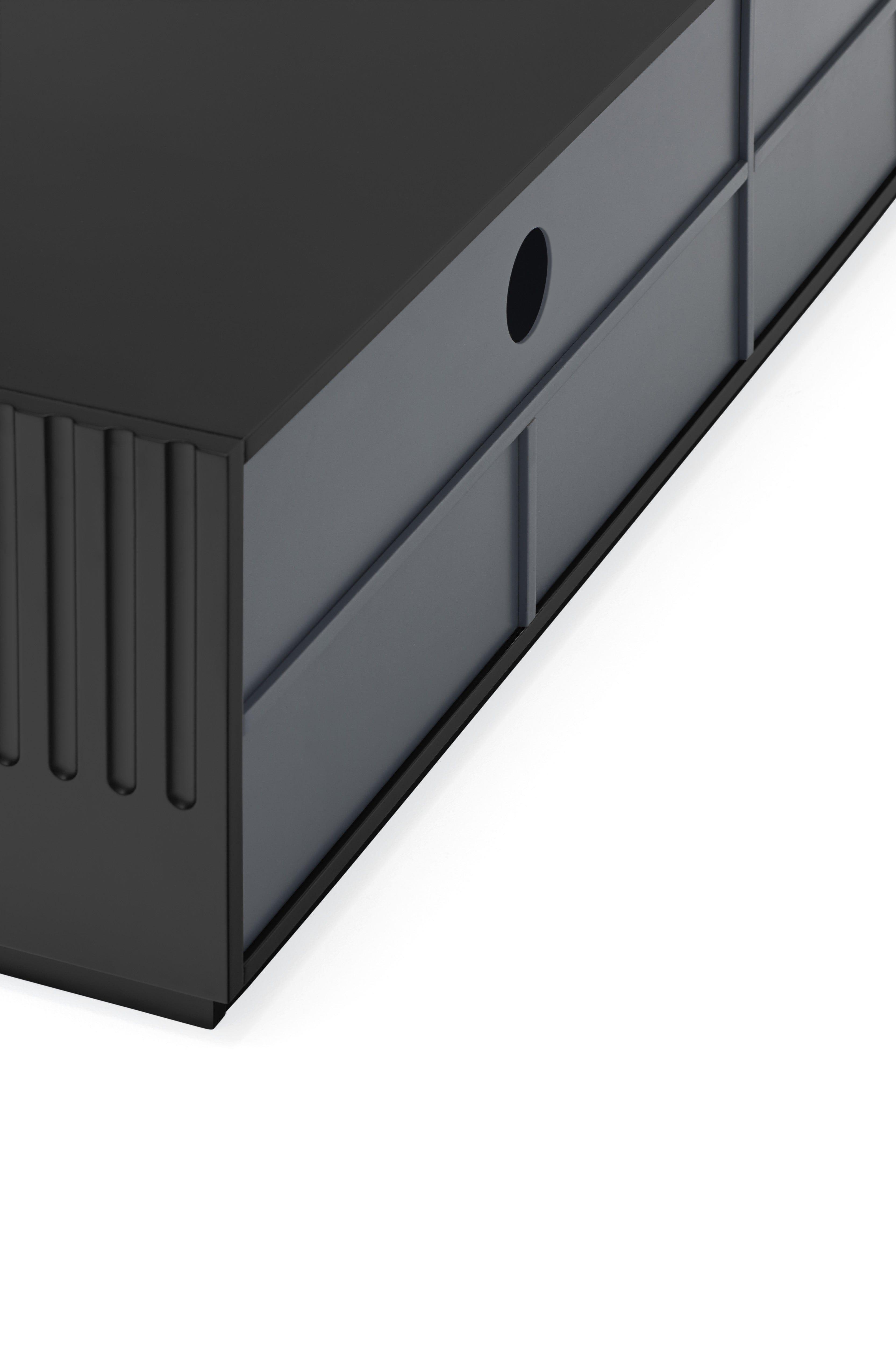 Szafka RTV DORIC czarny Teulat Eye on Design