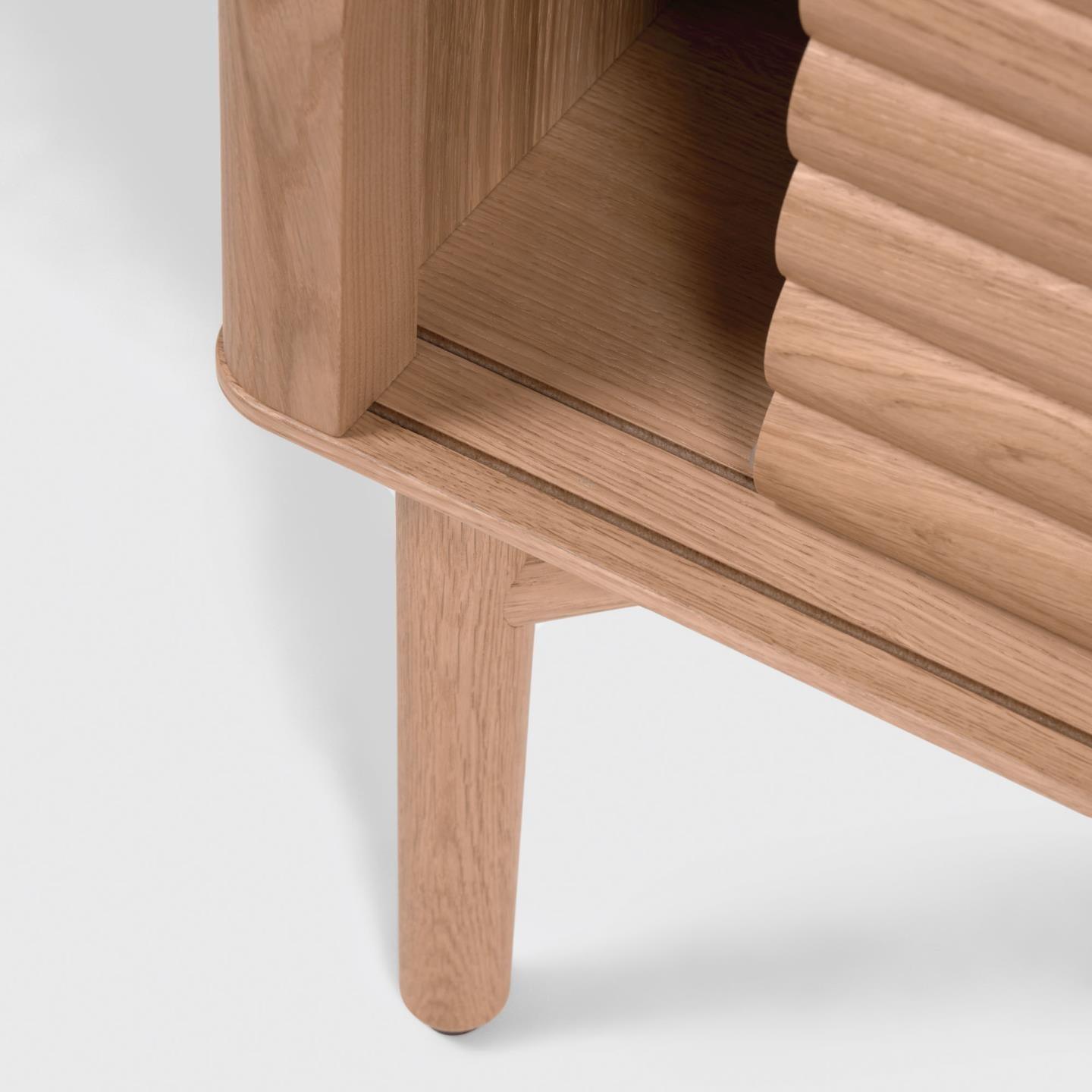 Szafka RTV LENON drewno dębowe La Forma Eye on Design