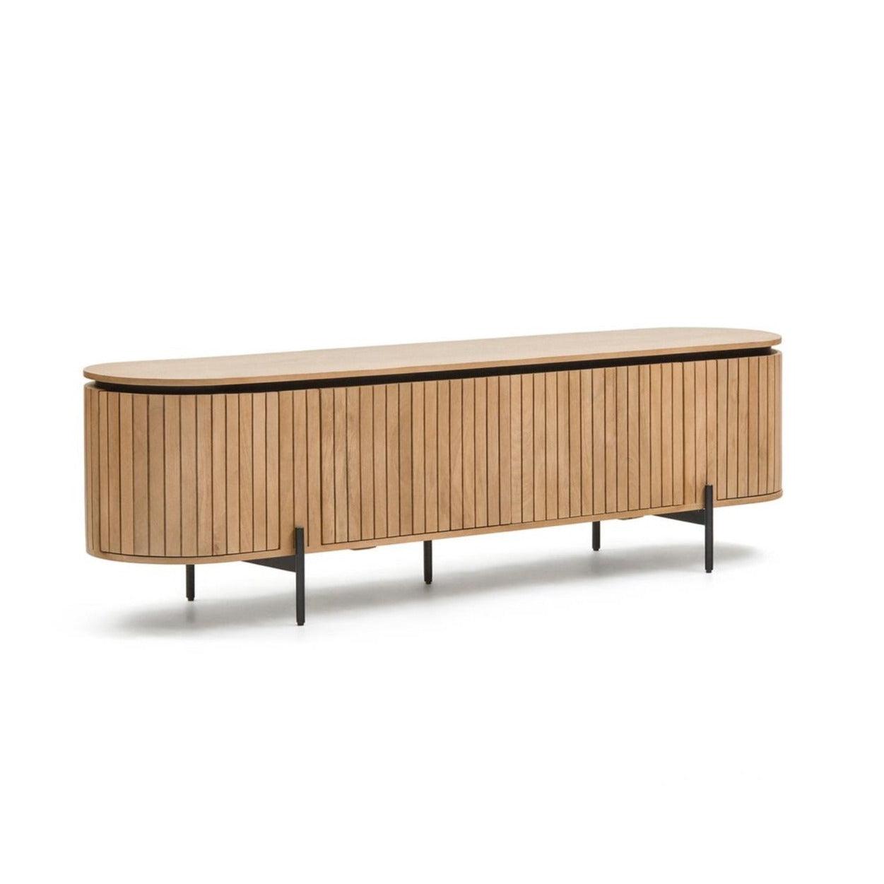 Szafka RTV LICIA lite drewno mango La Forma Eye on Design