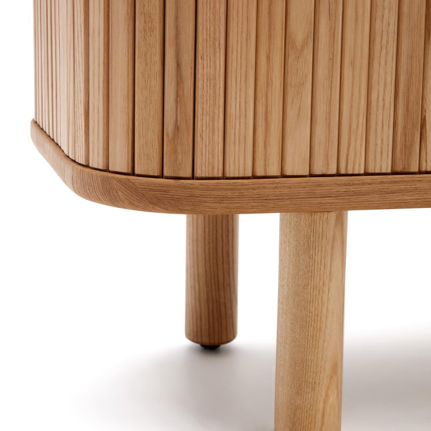 Szafka RTV MAILEN okleina jesionowa La Forma Eye on Design