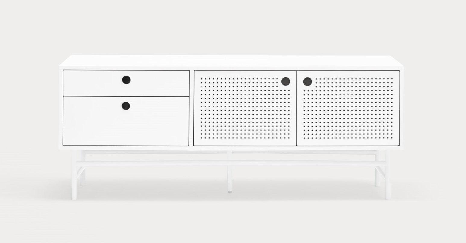 Szafka RTV mała PUNTO biały Teulat Eye on Design