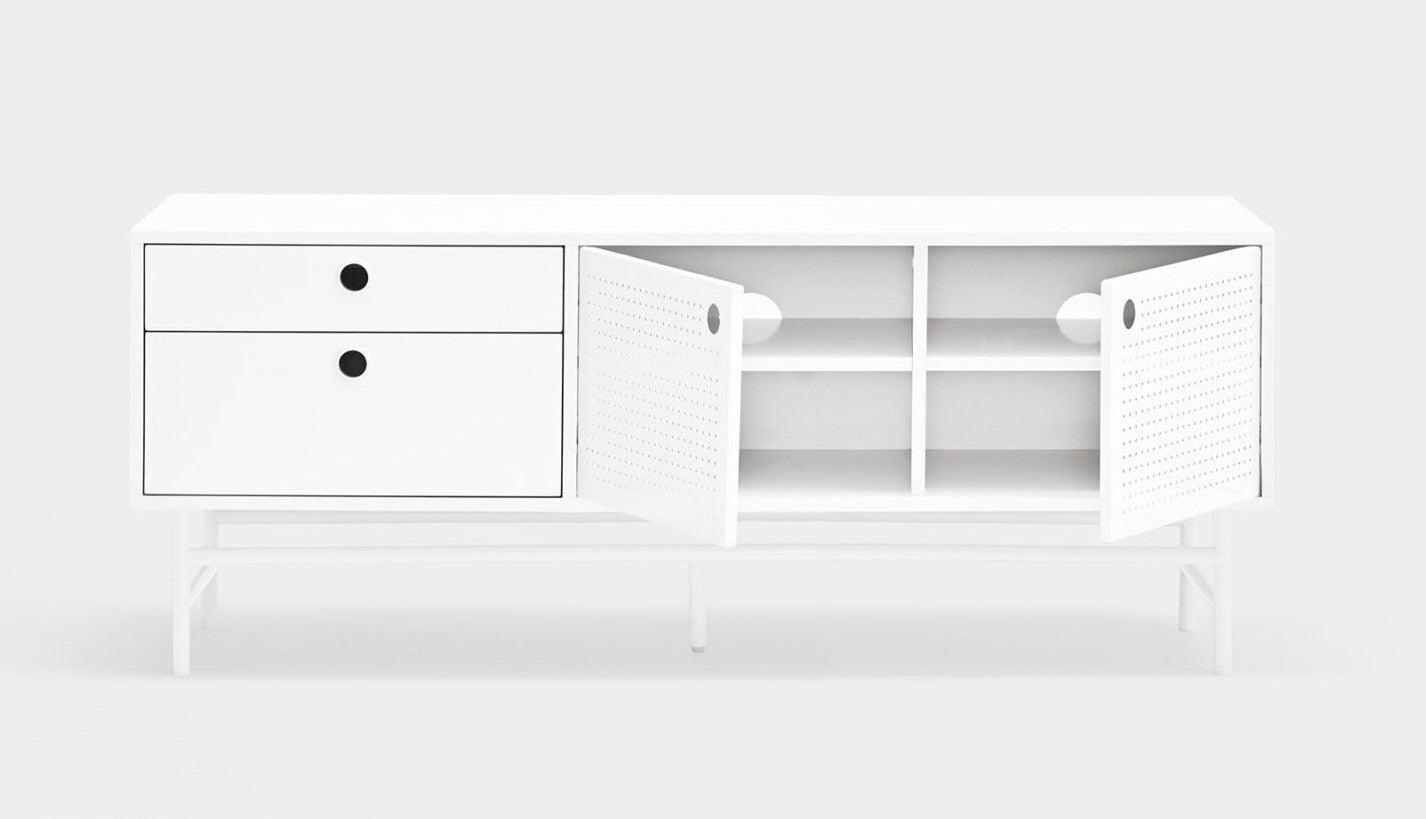 Szafka RTV mała PUNTO biały Teulat Eye on Design