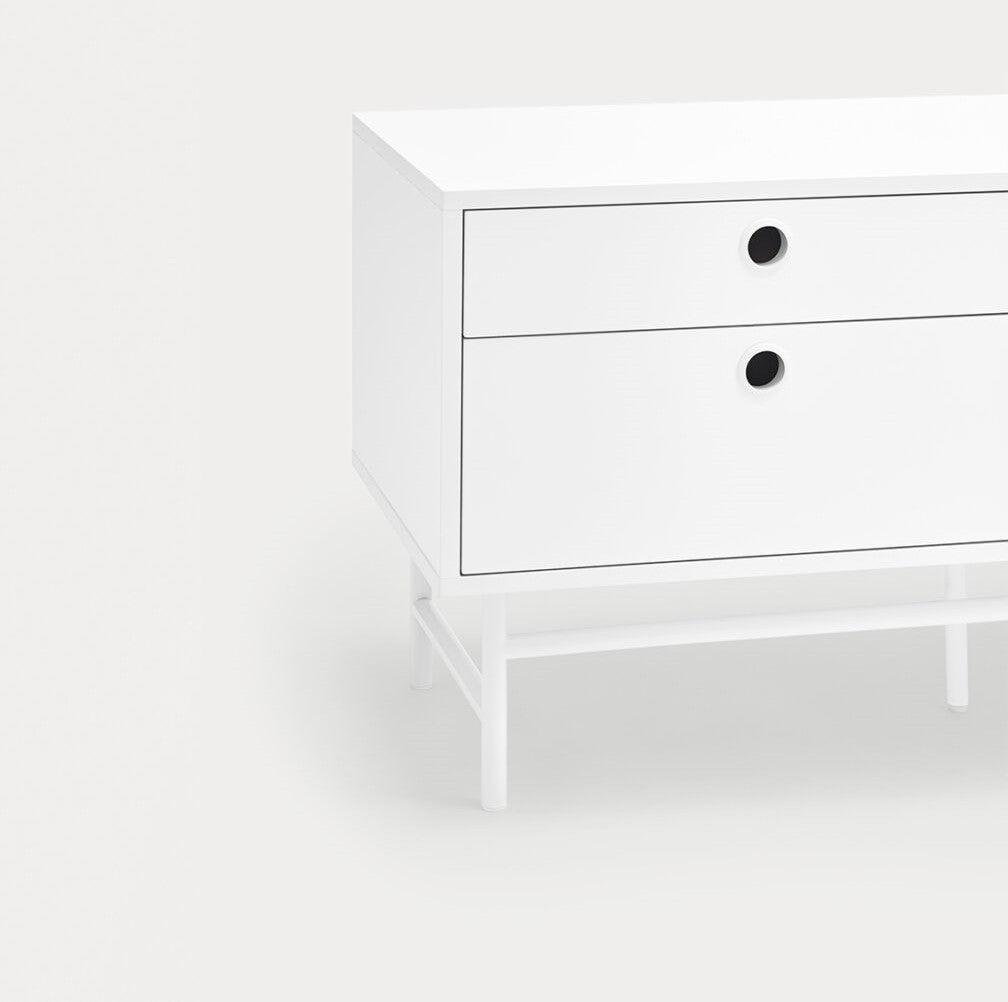 Szafka RTV mała PUNTO biały Teulat Eye on Design