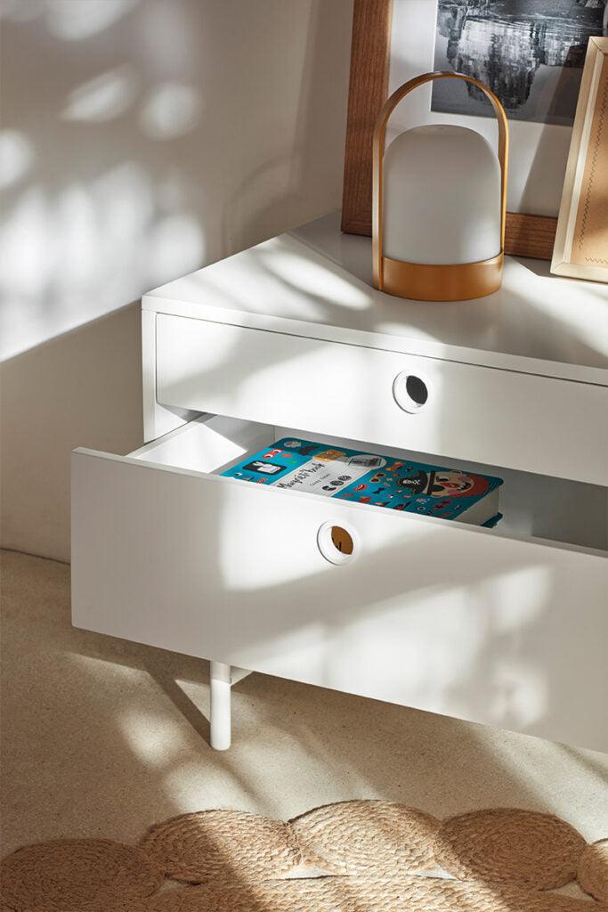 Szafka RTV mała PUNTO biały Teulat Eye on Design