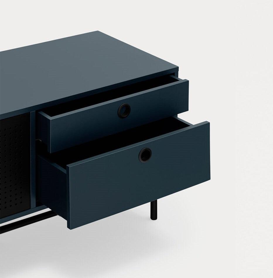 Szafka RTV mała PUNTO ciemnoniebieski Teulat Eye on Design