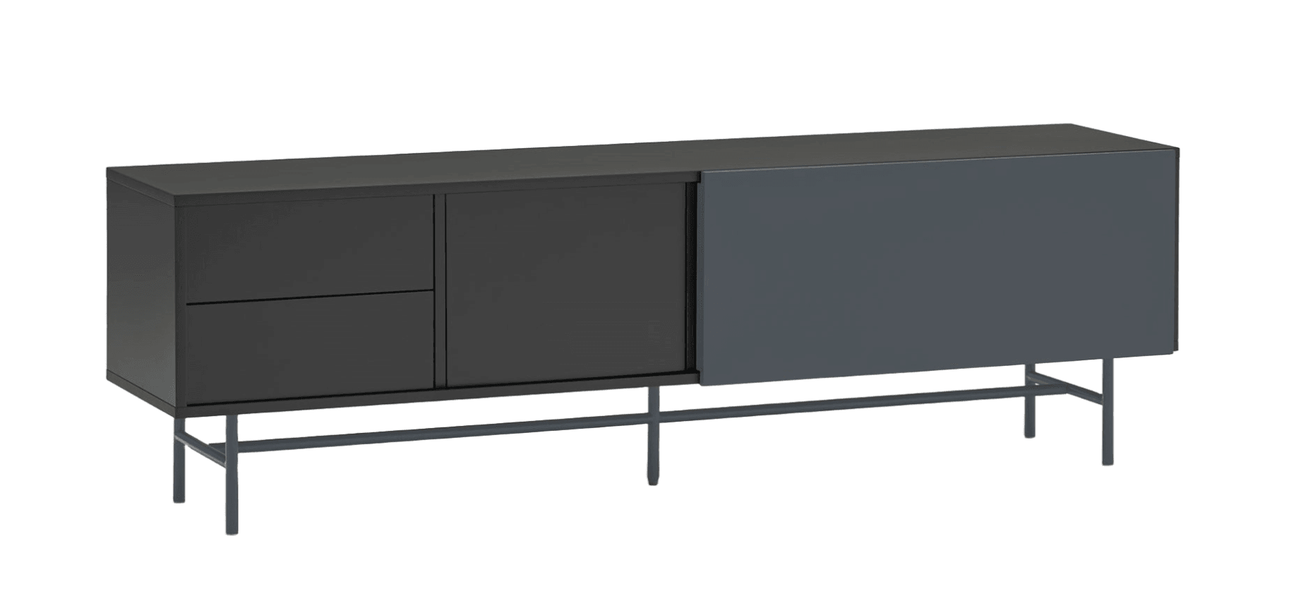 Szafka RTV NUBE antracytowy Teulat Eye on Design