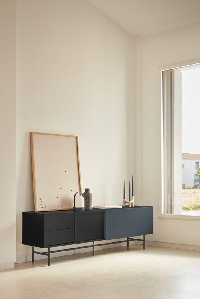 Szafka RTV NUBE antracytowy Teulat Eye on Design