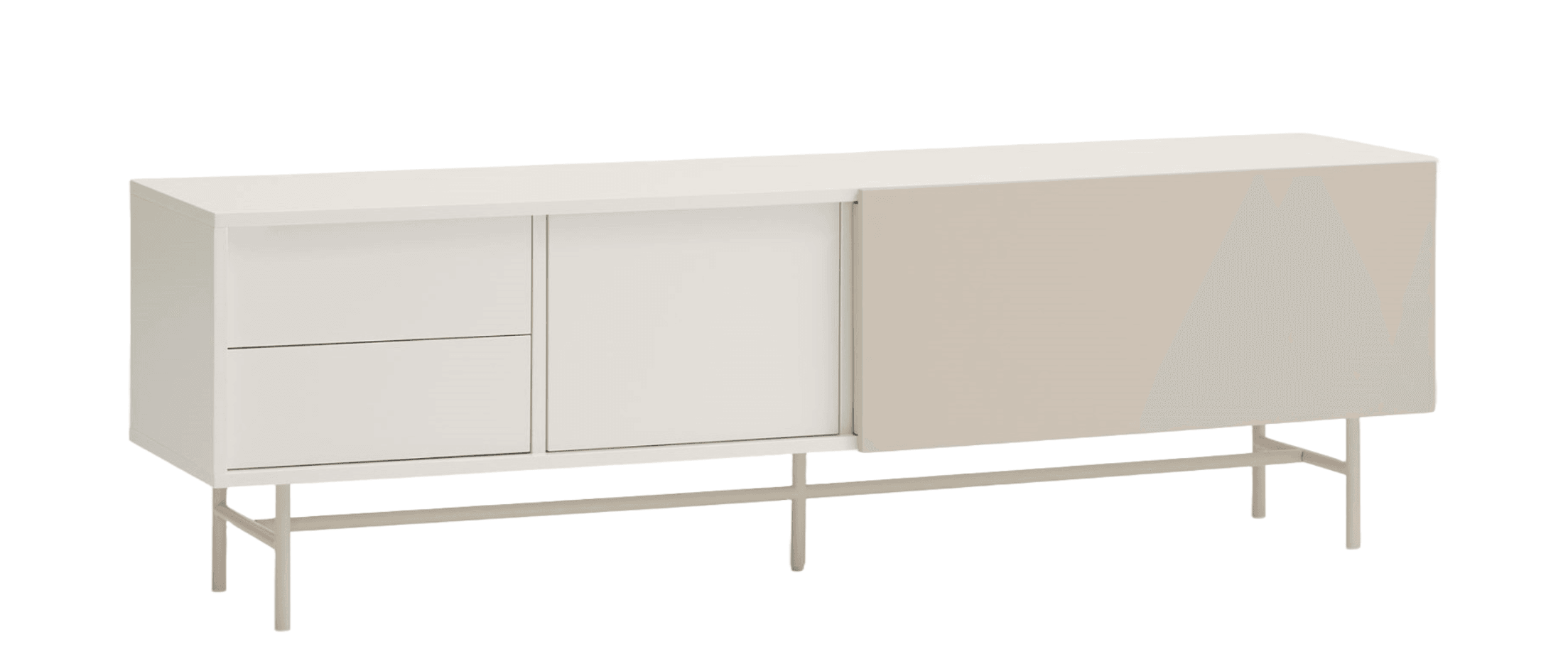 Szafka RTV NUBE beżowy Teulat Eye on Design