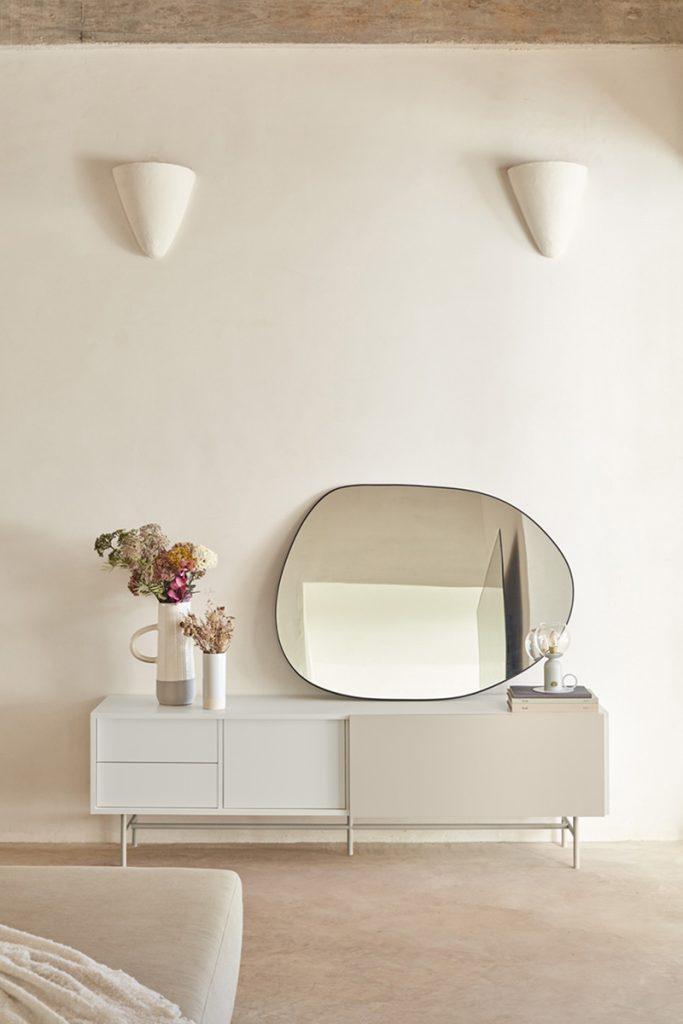 Szafka RTV NUBE beżowy Teulat Eye on Design