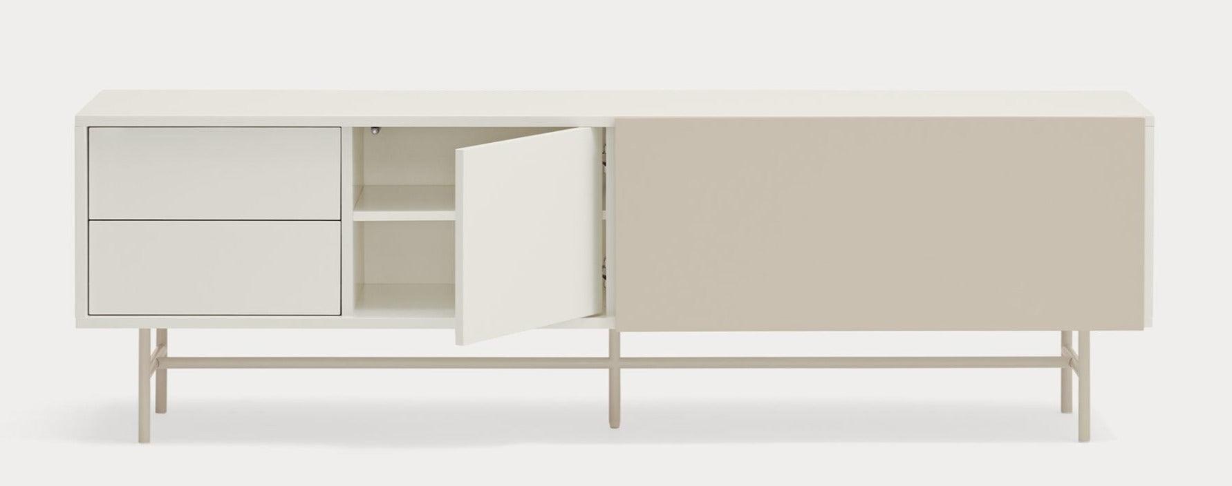 Szafka RTV NUBE beżowy Teulat Eye on Design