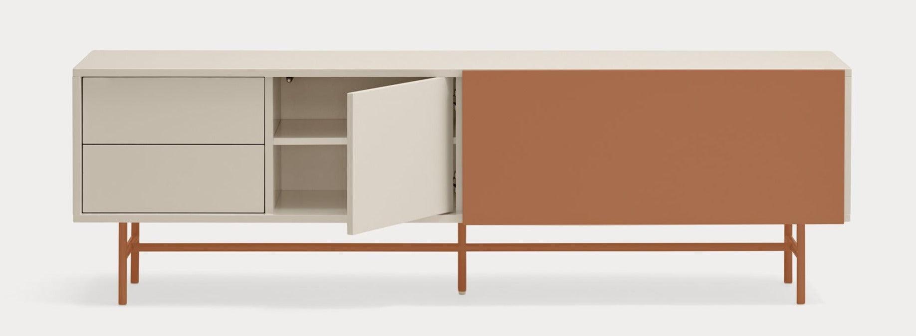 Szafka RTV NUBE cynamonowy Teulat Eye on Design