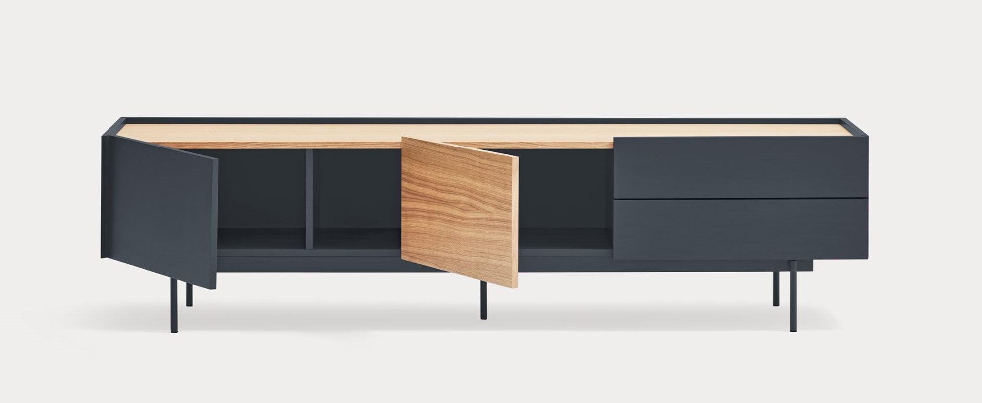 Szafka RTV OTTO antracytowy Teulat Eye on Design