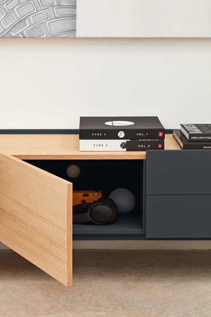 Szafka RTV OTTO beżowy Teulat Eye on Design