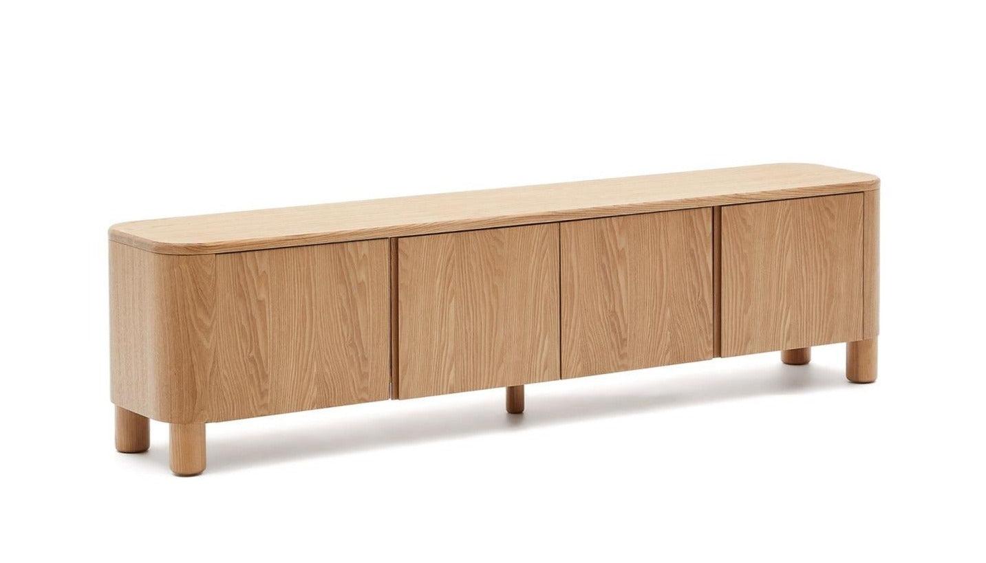 Szafka RTV SALAYA sklejka jesionowa La Forma Eye on Design